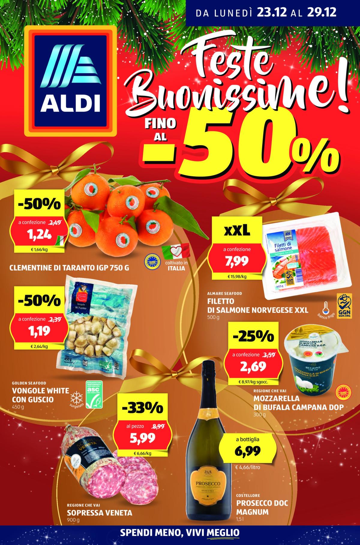 Volantino ALDI valido dal 23/12 al 29/12