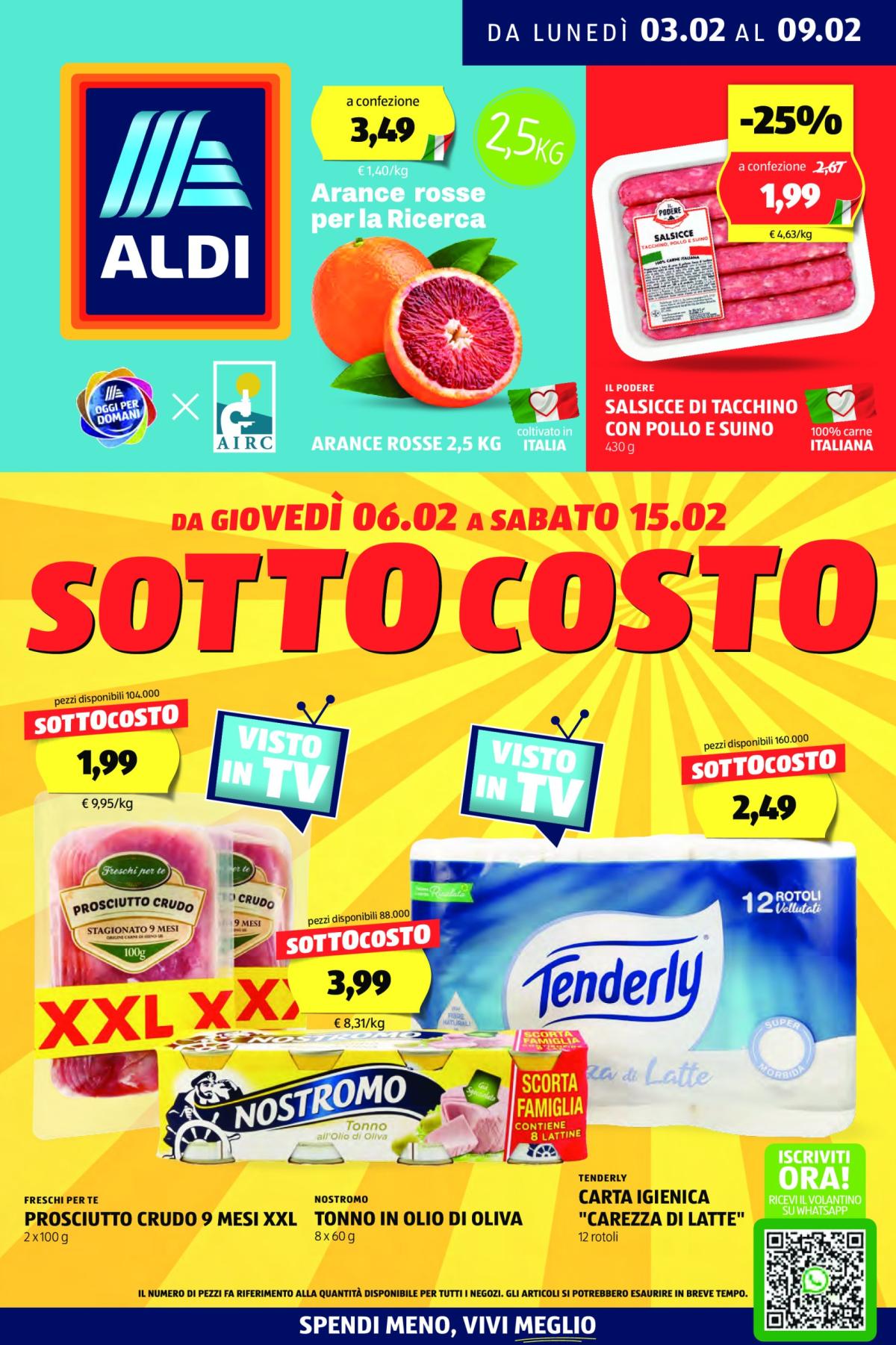 Volantino ALDI valido dal 03/02 al 09/02