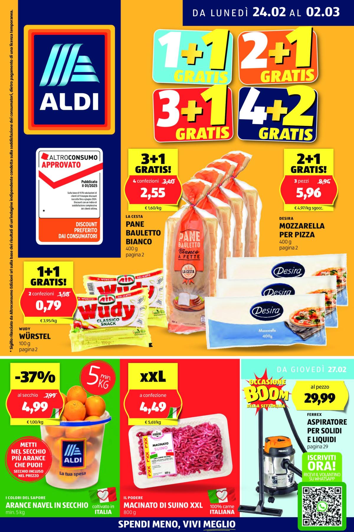 Volantino ALDI valido dal 24/02 al 02/03