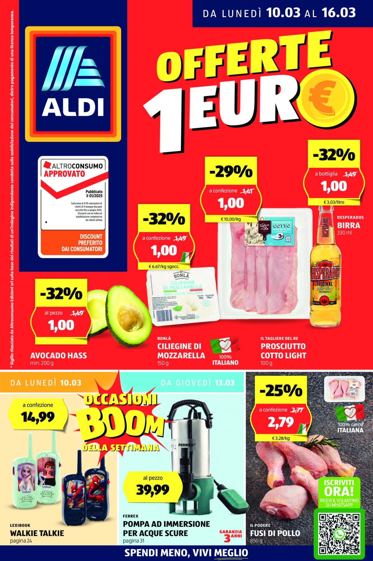 Volantino ALDI valido dal 10/03 al 16/03