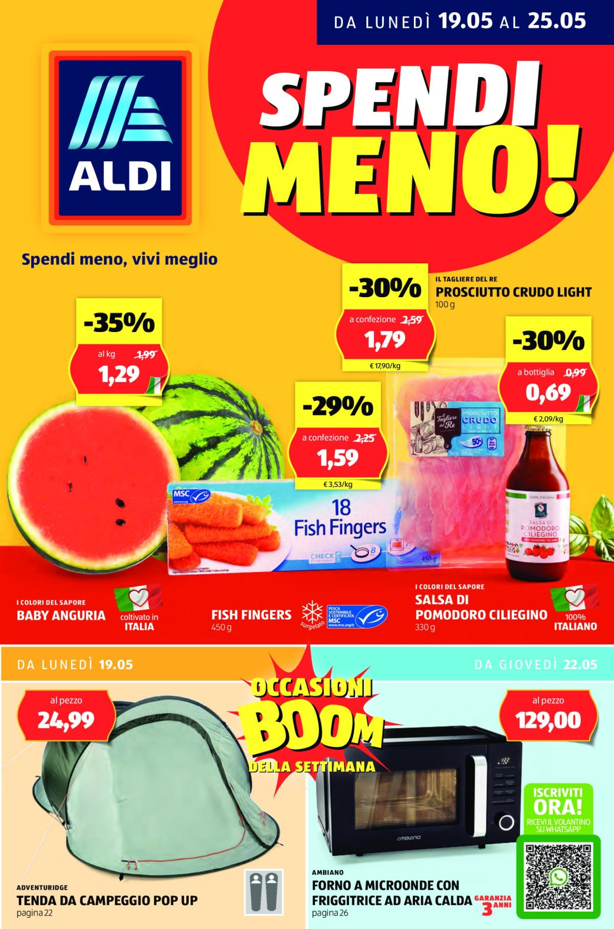 Volantino ALDI valido dal 19/05 al 25/05