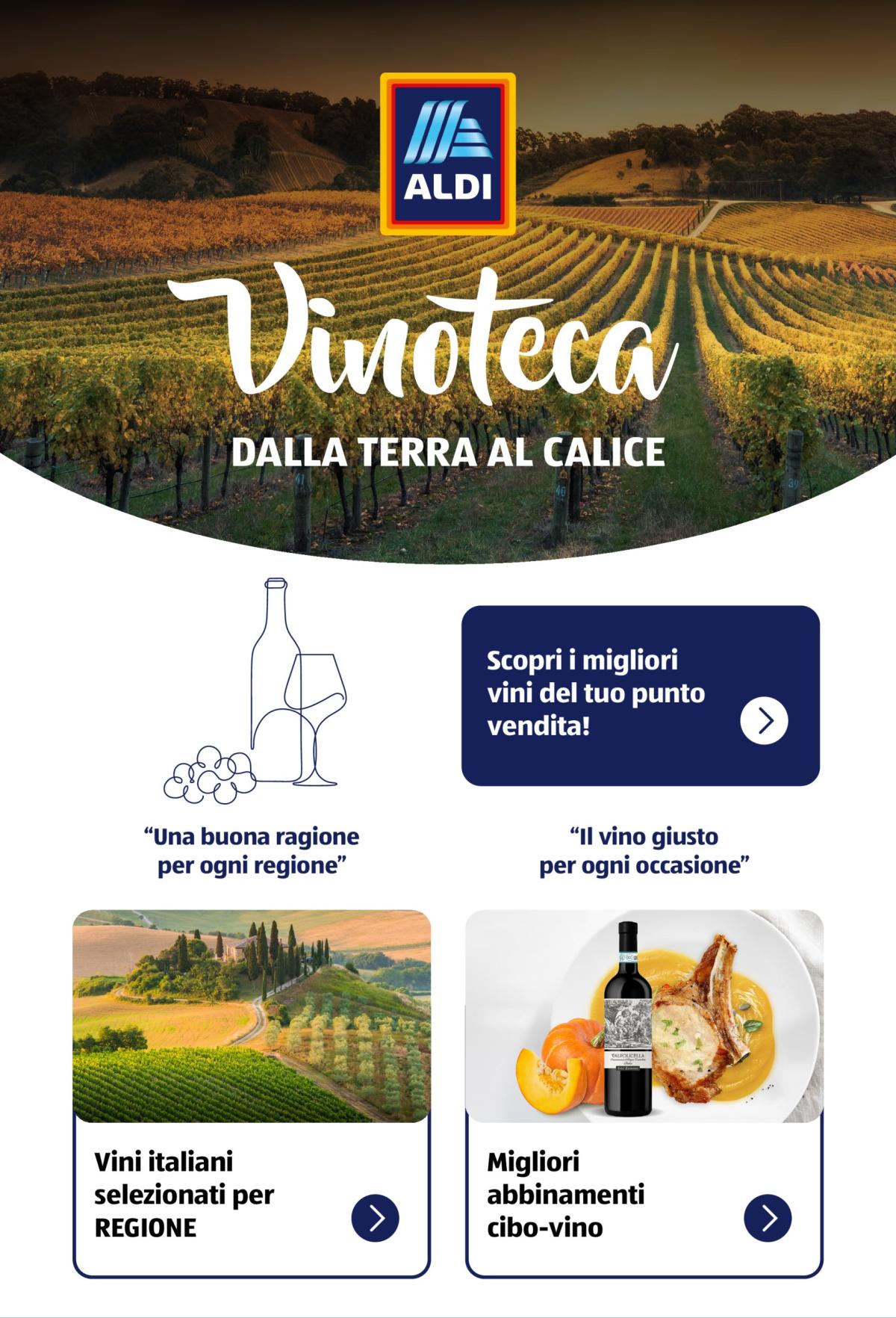 Volantino ALDI - Brochure Vinoteca valido dal 15/05 al 31/08