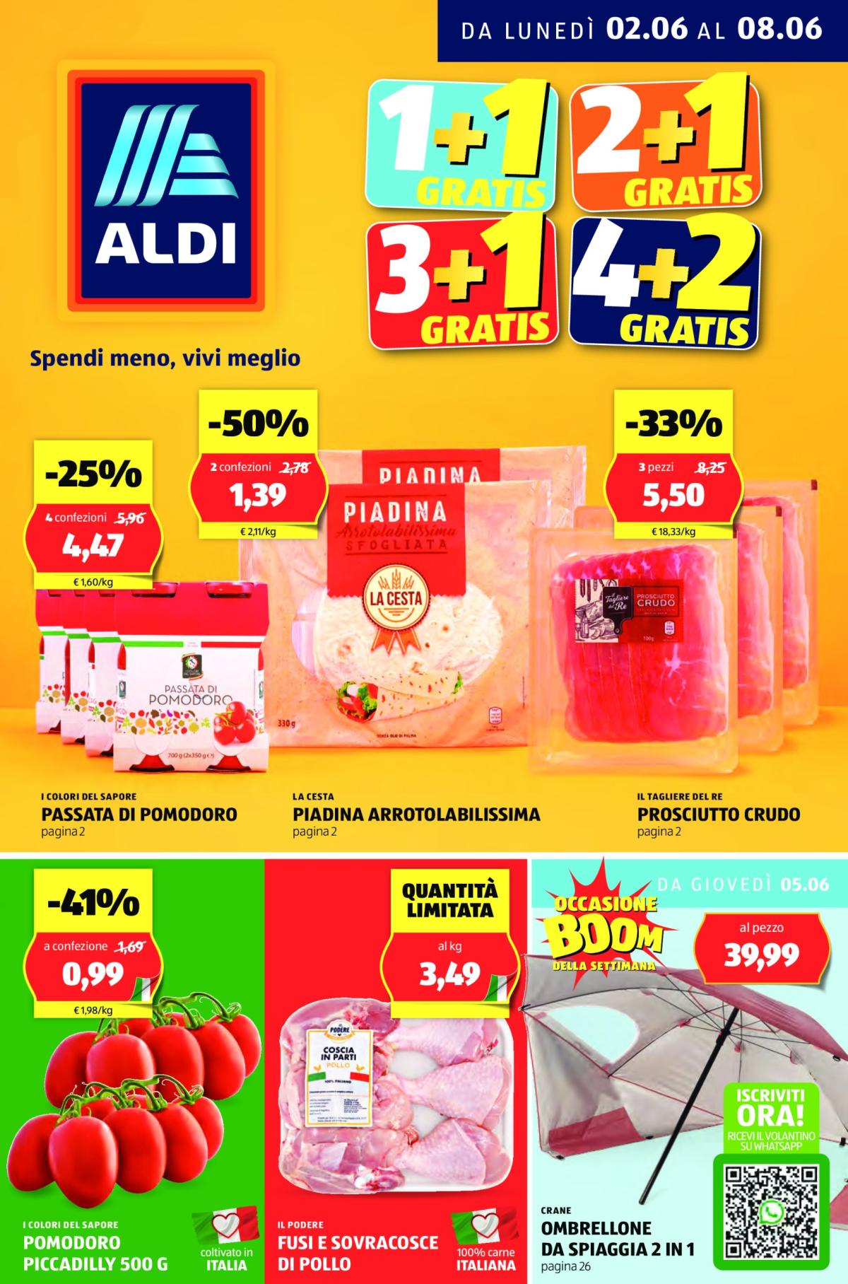 Volantino ALDI valido dal 02/06 al 08/06