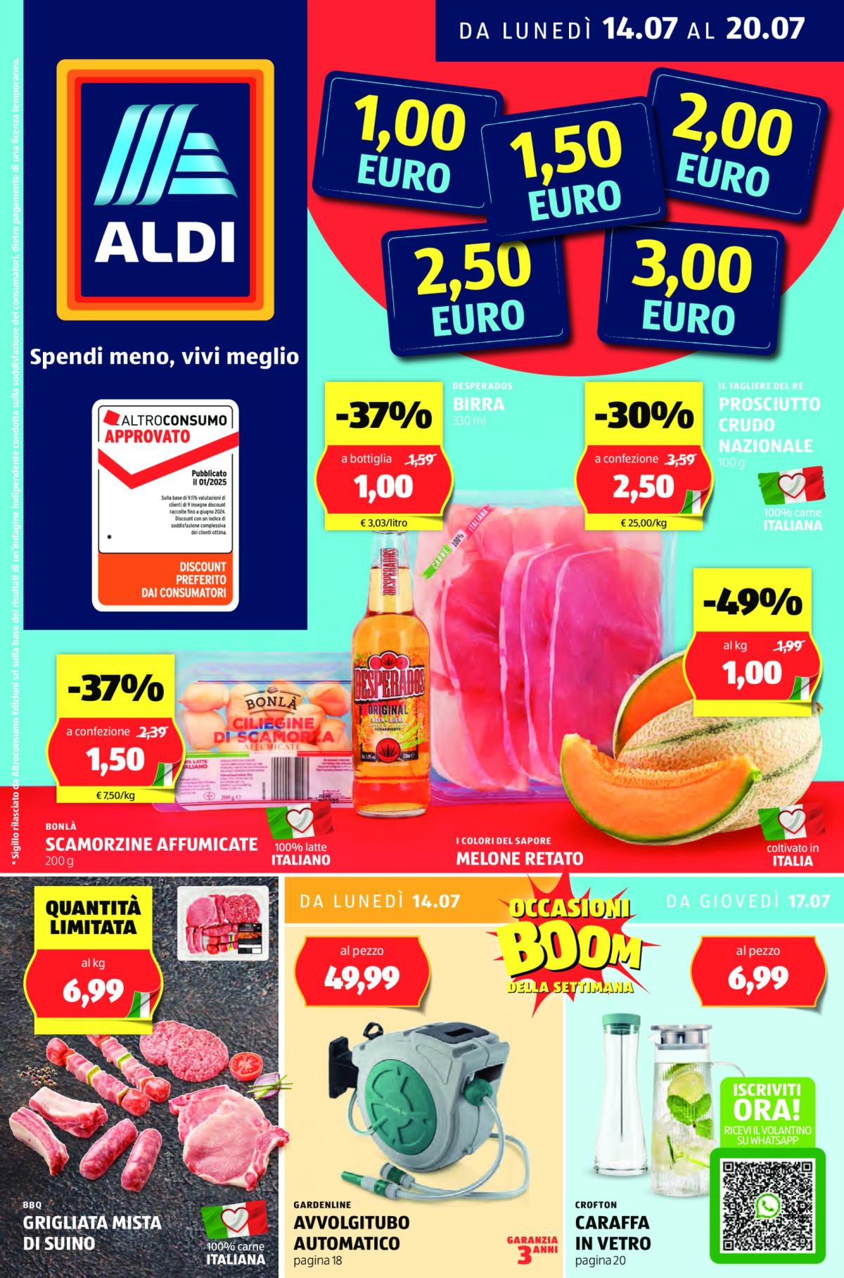 Volantino ALDI valido dal 14/07 al 20/07