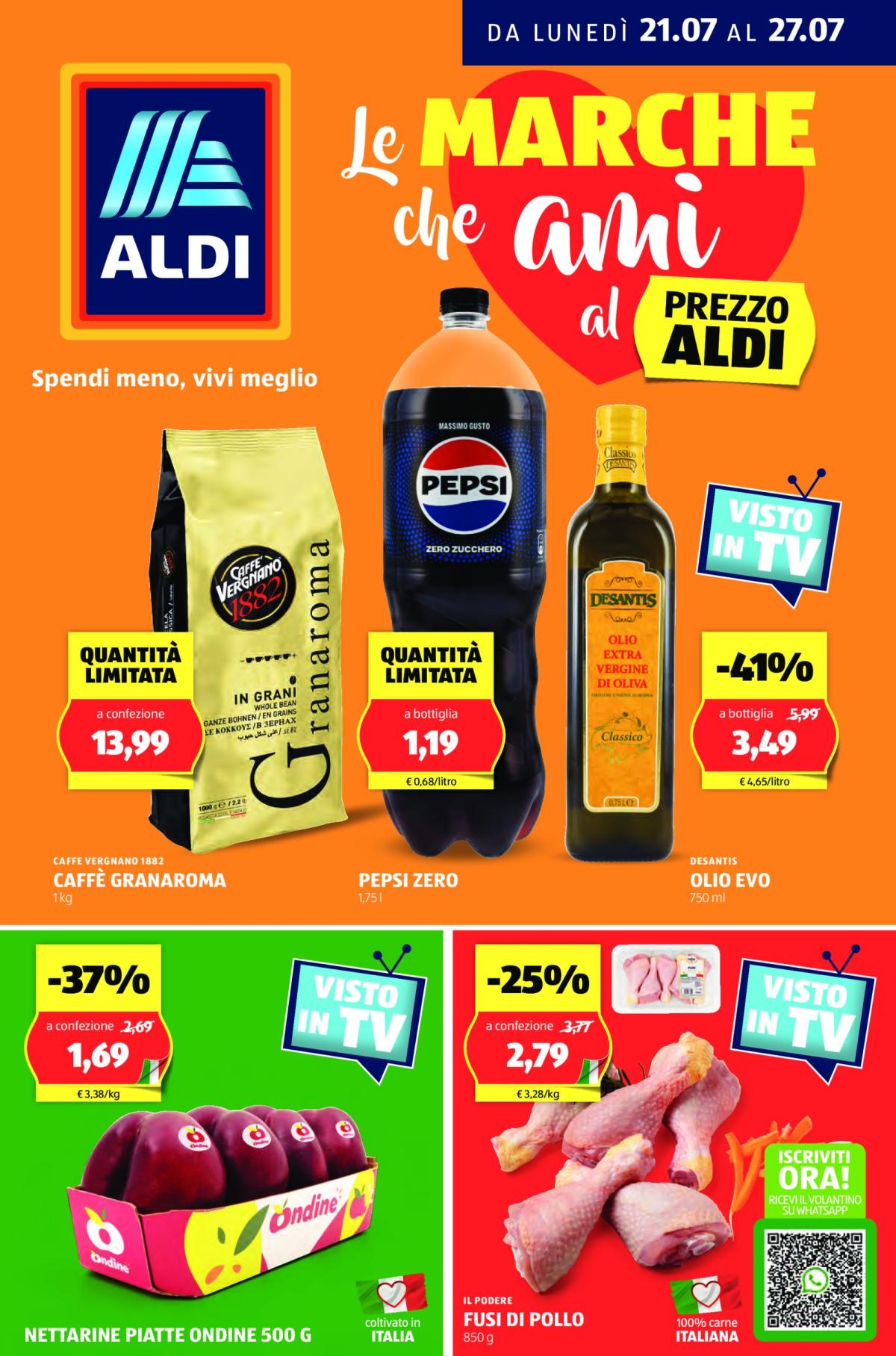 Volantino ALDI valido dal 21/07 al 27/07