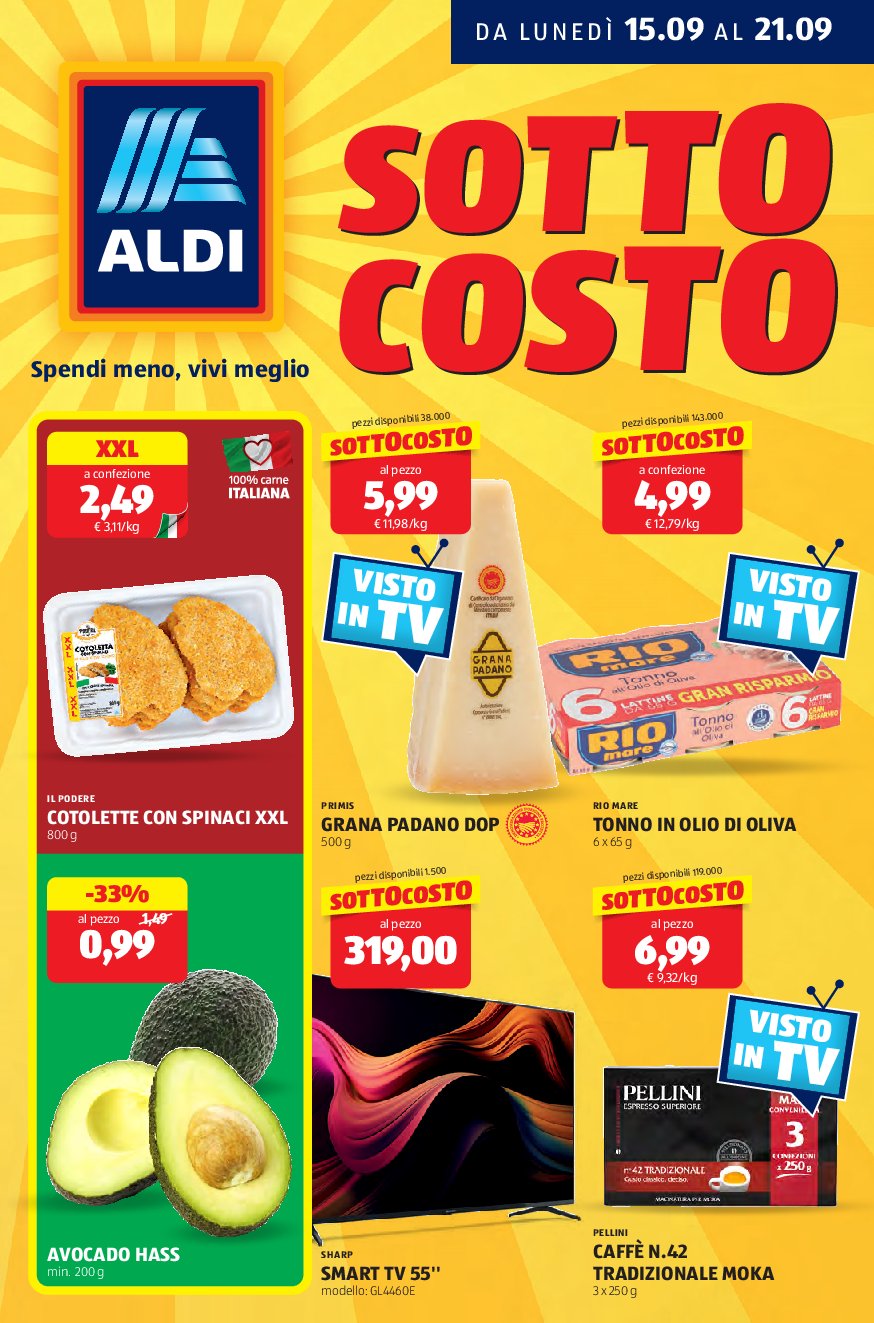 Volantino ALDI valido dal 15/09 al 21/09