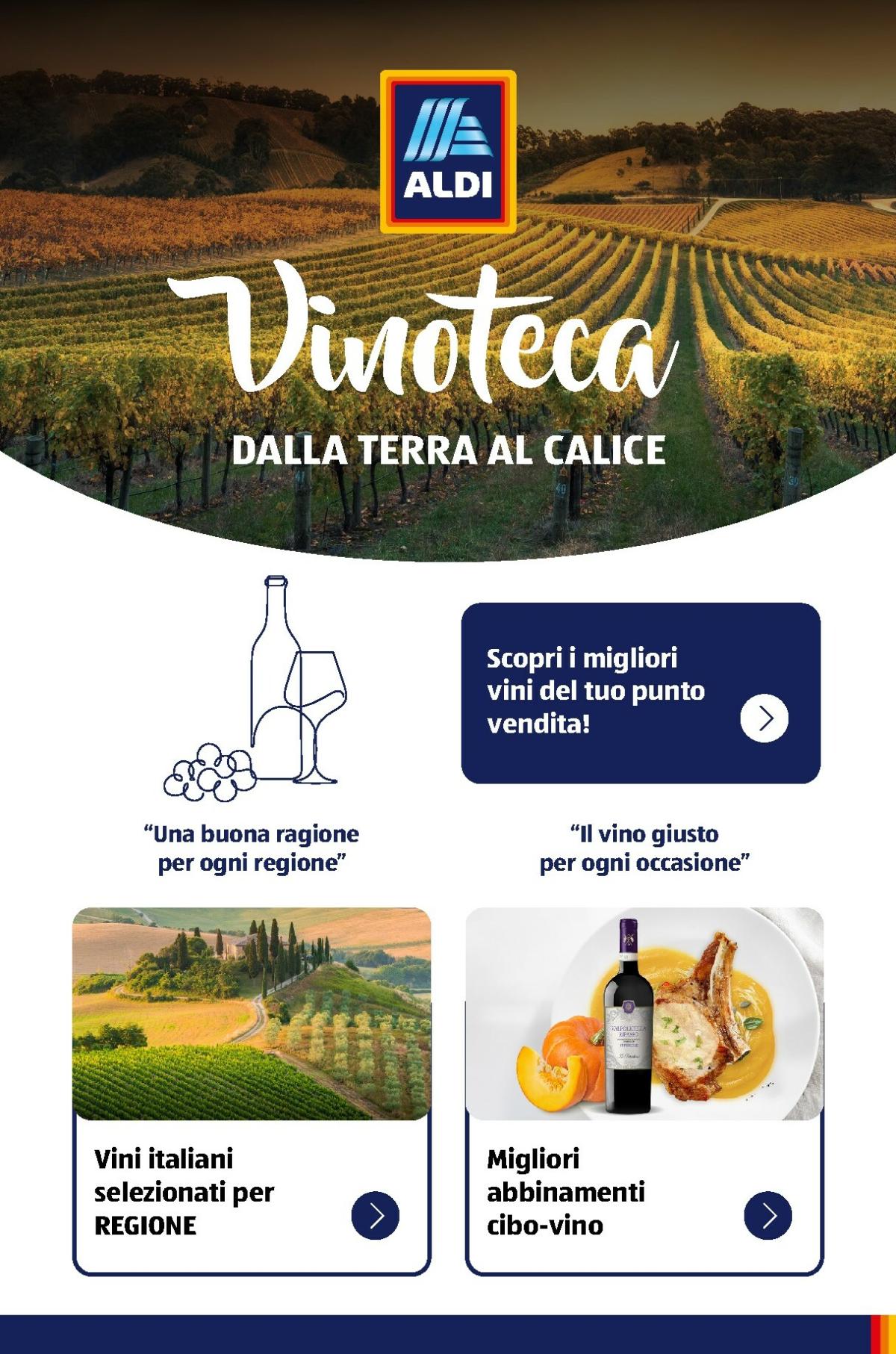 Volantino ALDI - Brochure Vinoteca valido dal 01/11 al 31/12