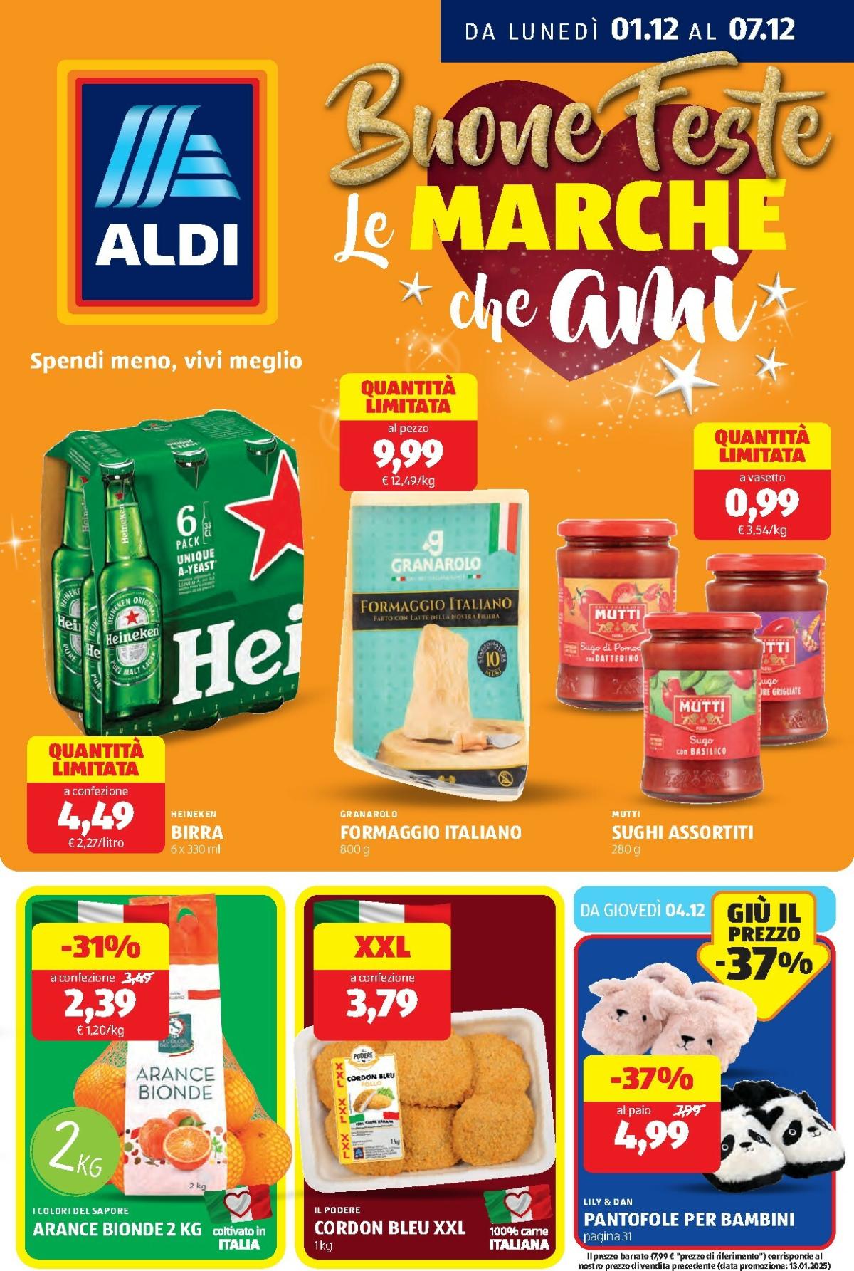 Volantino ALDI valido dal 01/12 al 07/12