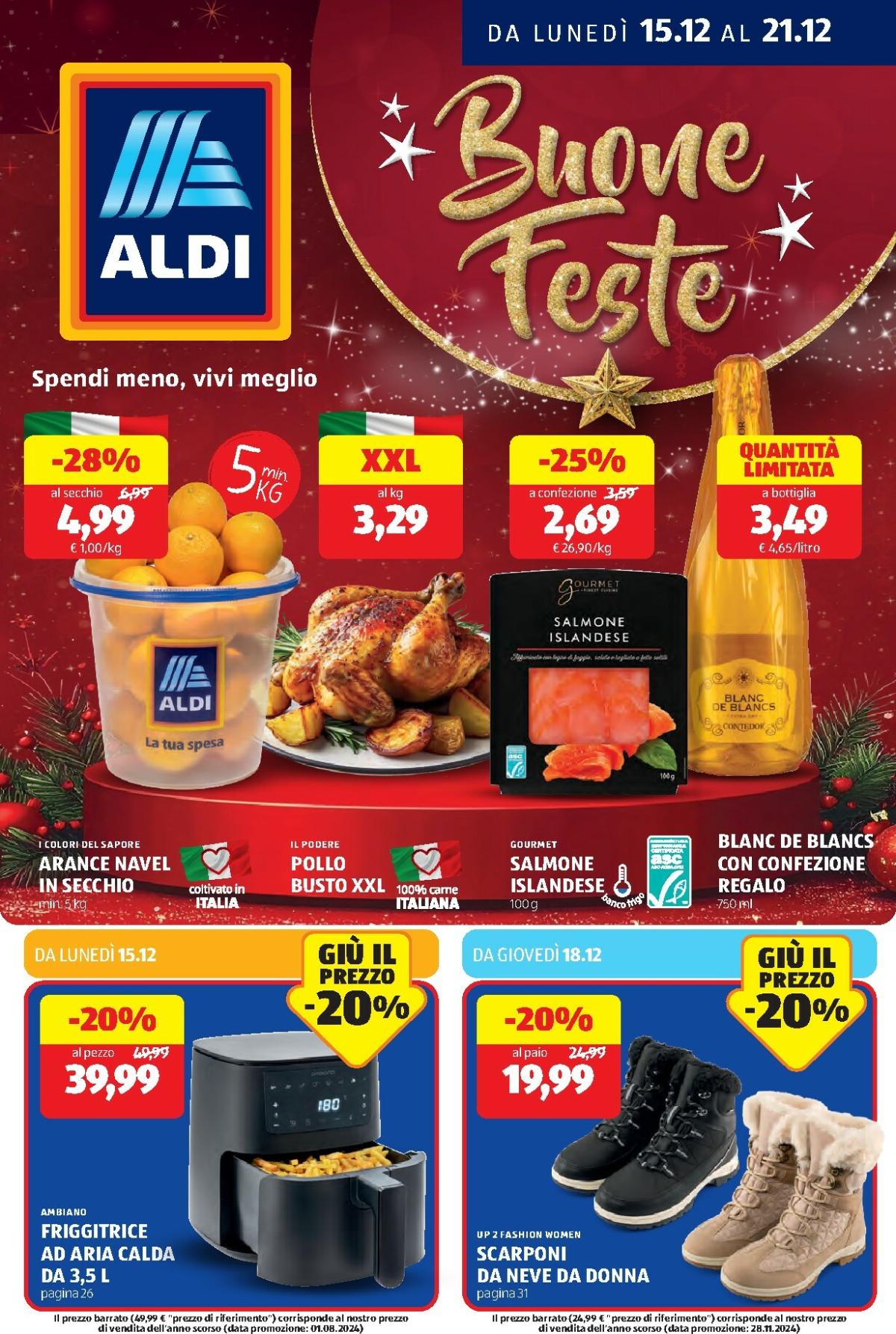Volantino ALDI valido dal 15/12 al 21/12