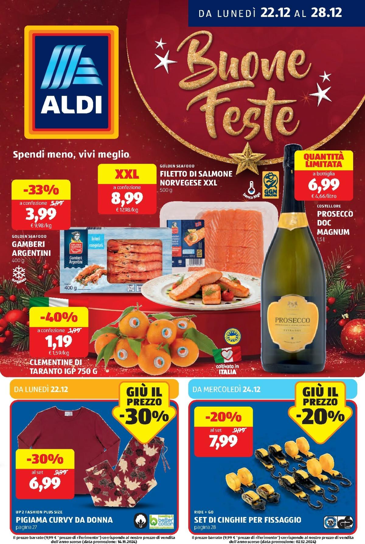 Volantino ALDI valido dal 22/12 al 28/12