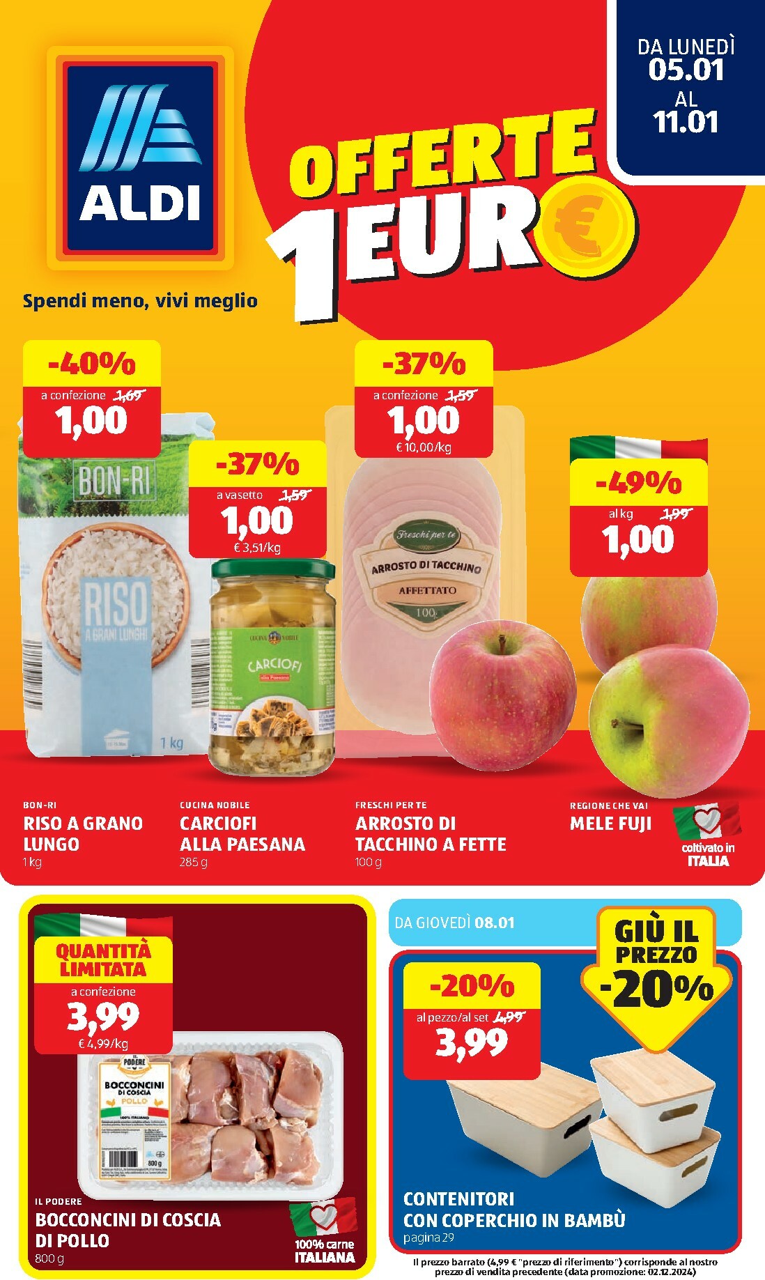 Volantino ALDI valido dal 05/01 al 11/01