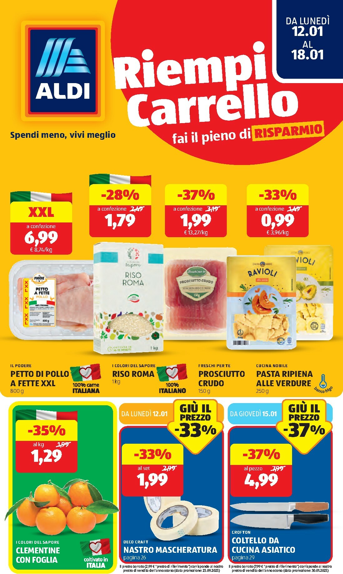 Volantino ALDI valido dal 12/01 al 18/01