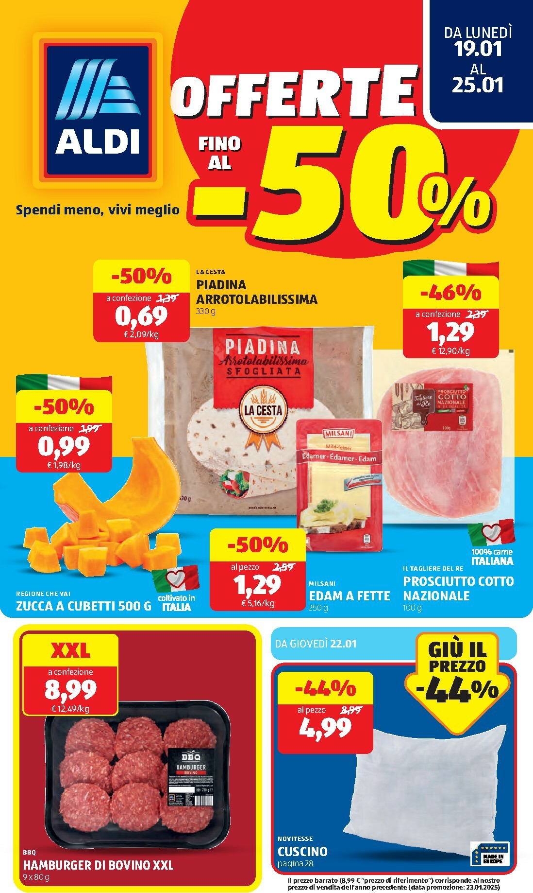 Volantino ALDI valido dal 19/01 al 25/01