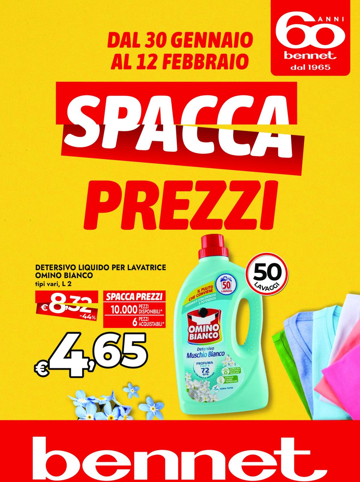 Volantino Bennet valido dal 30/01 al 12/02