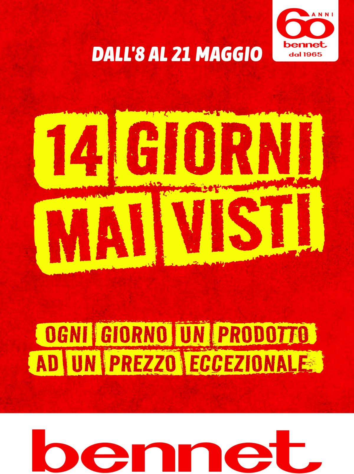 Volantino Bennet - Offerte Extra valido dal 08/05 al 21/05