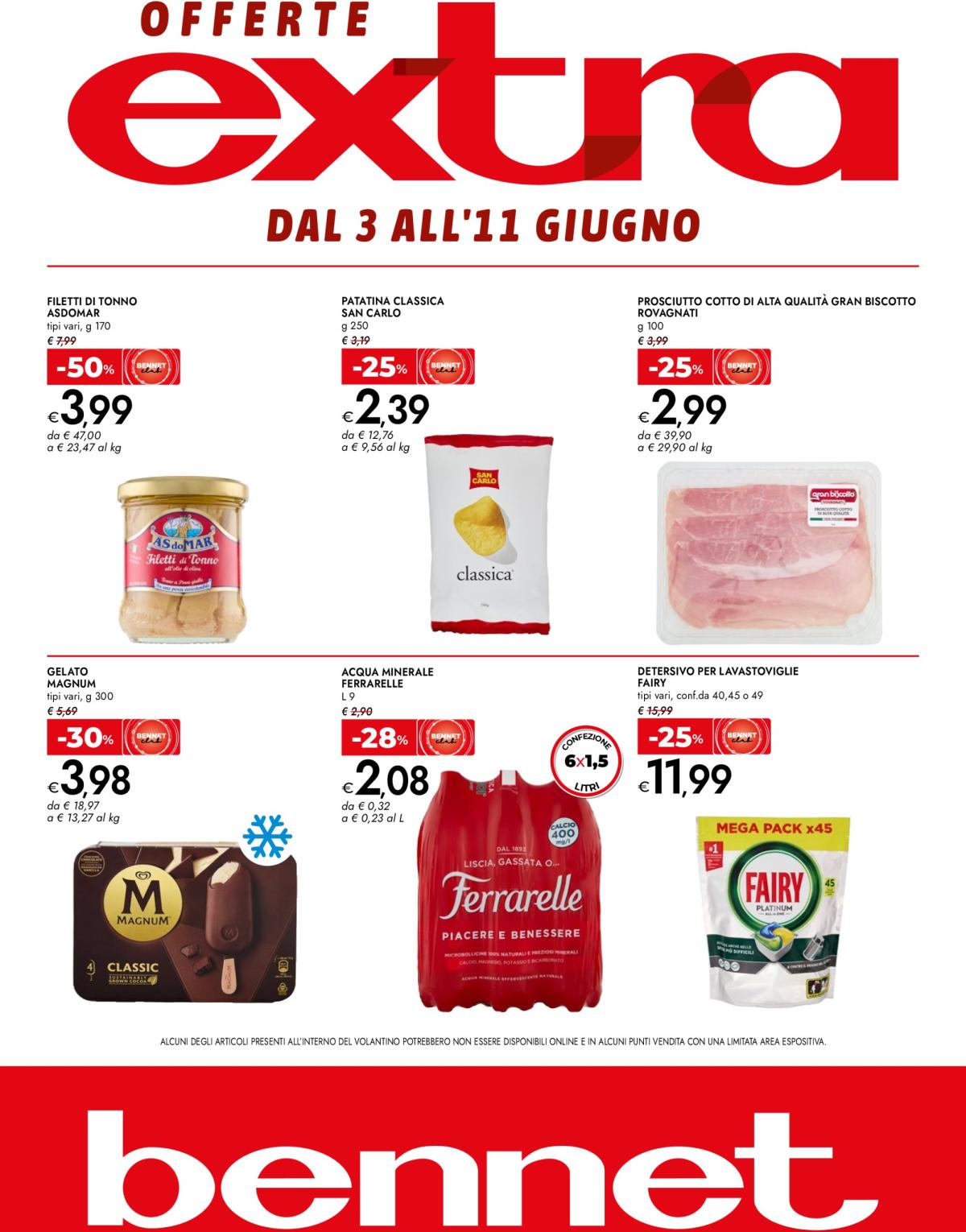 Volantino Bennet valido dal 03/06 al 11/06