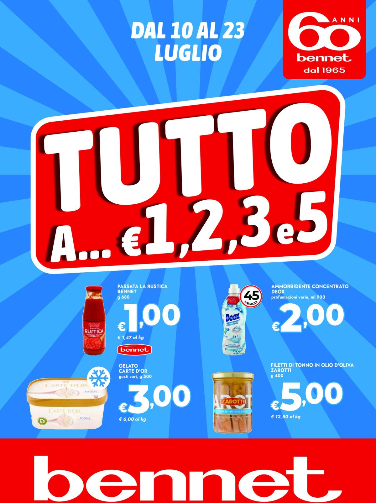 Volantino Bennet - Tutto valido dal 10/07 al 23/07
