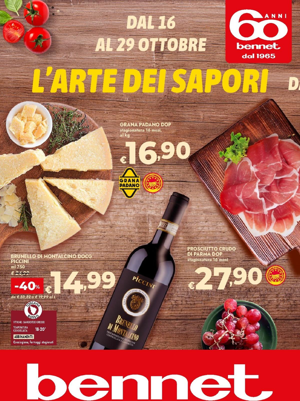 Volantino Bennet valido dal 16/10 al 29/10