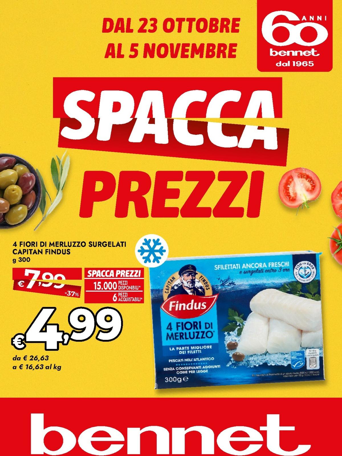 Volantino Bennet valido dal 23/10 al 05/11