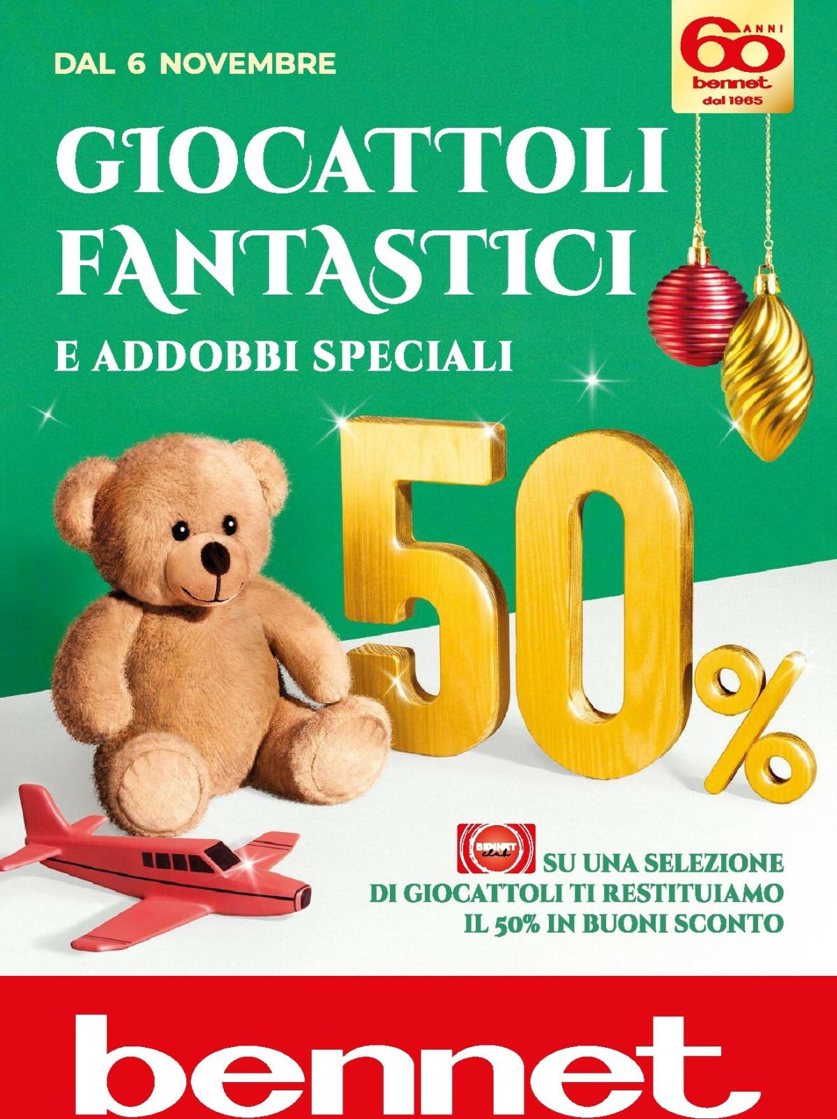 Volantino Bennet - Natale valido dal 06/11 al 24/12