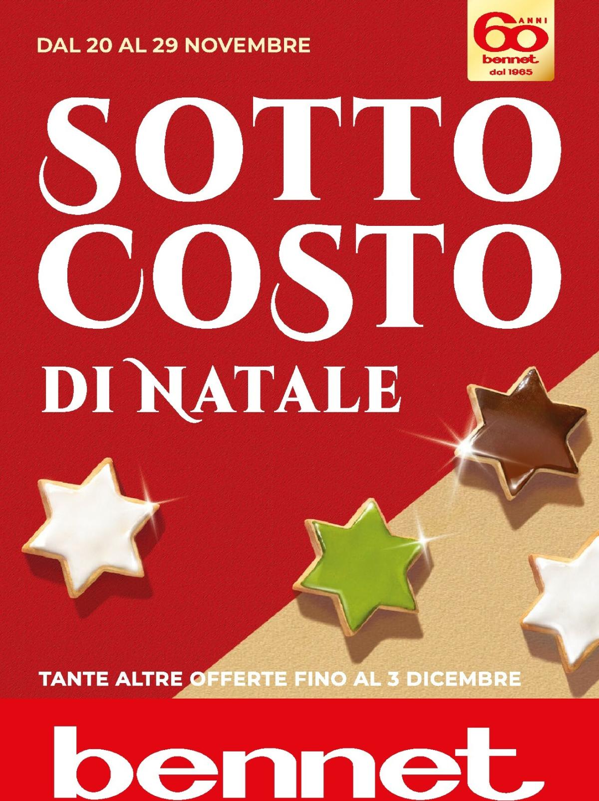 Volantino Bennet valido dal 20/11 al 29/11