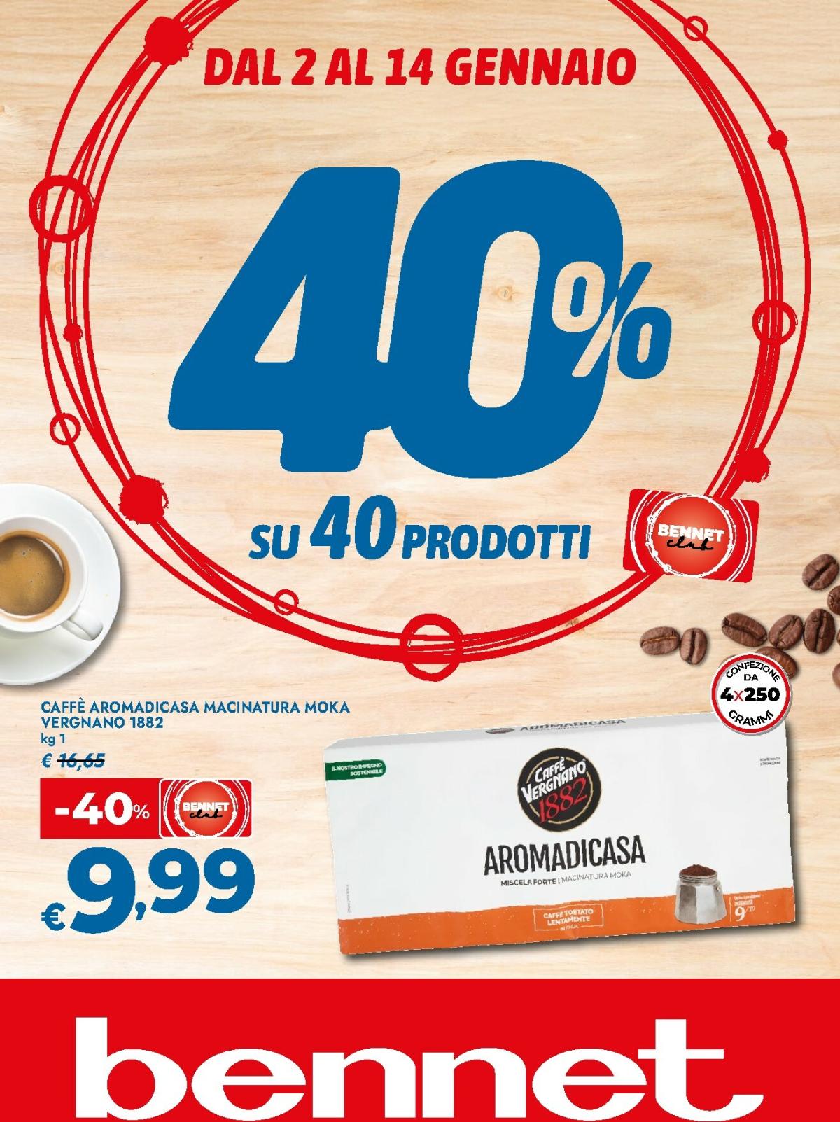 Volantino Bennet valido dal 02/01 al 14/01