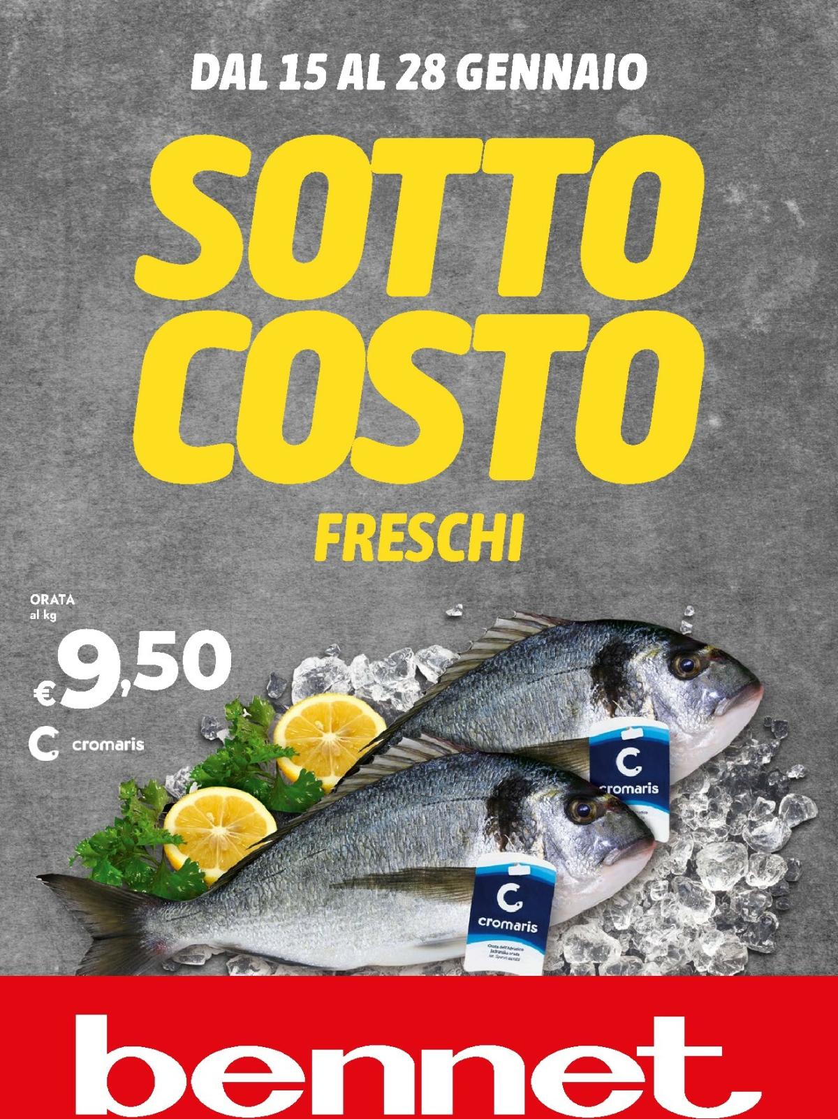 Volantino Bennet valido dal 15/01 al 28/01