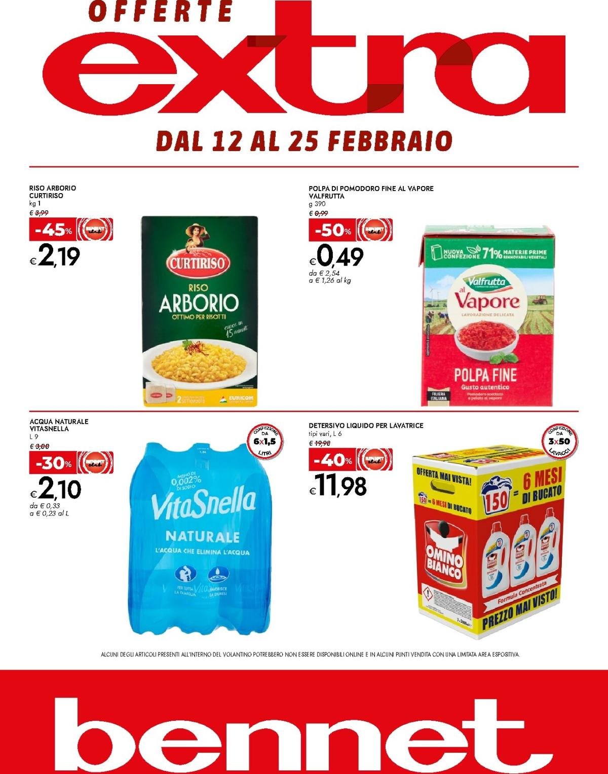 Volantino Bennet - Offerte extra valido dal 12/02/2026 al 25/02/2026