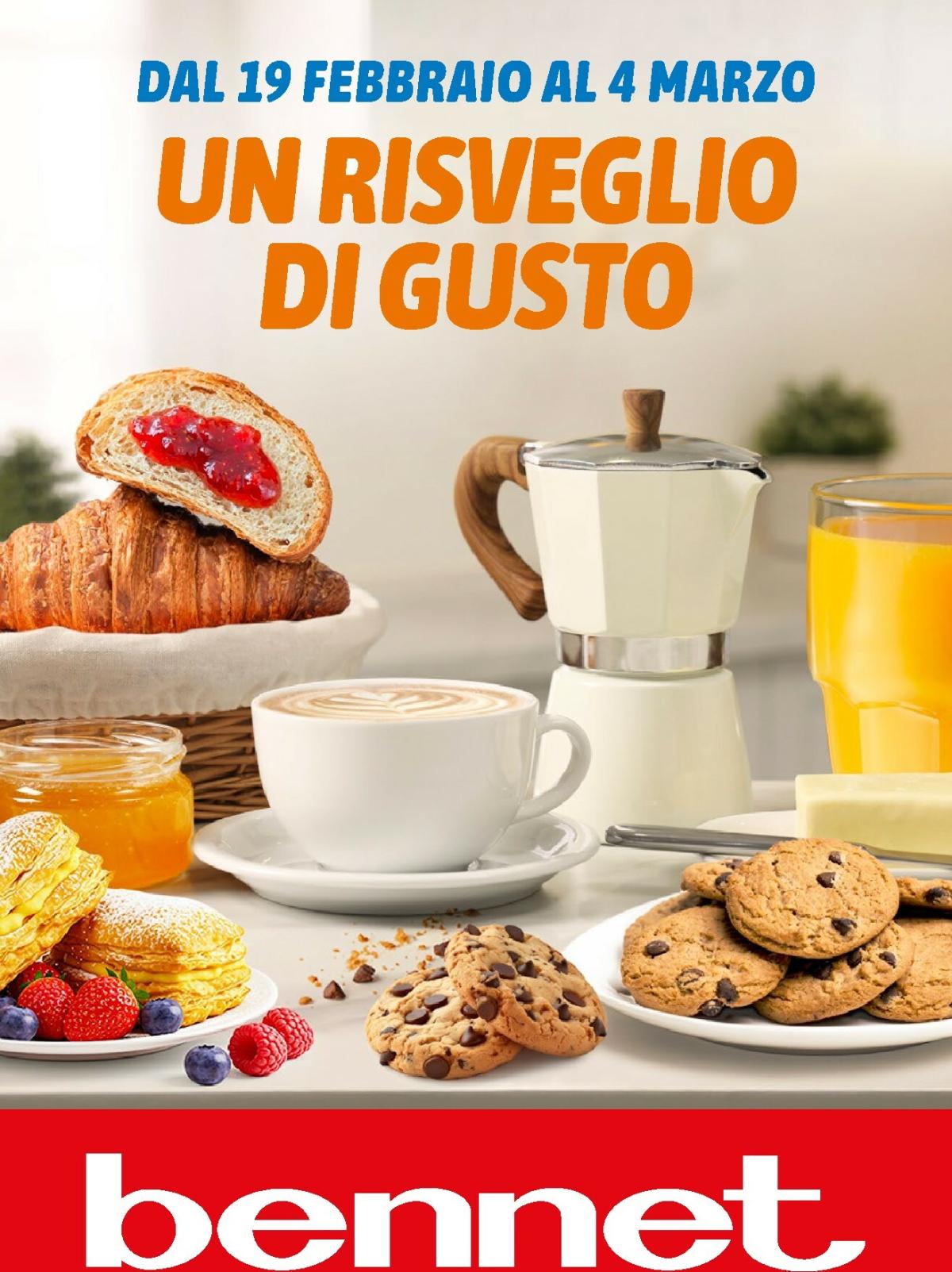 Volantino Bennet - Un Risveglio di Gusto valido dal 19/02/2026 al 04/03/2026