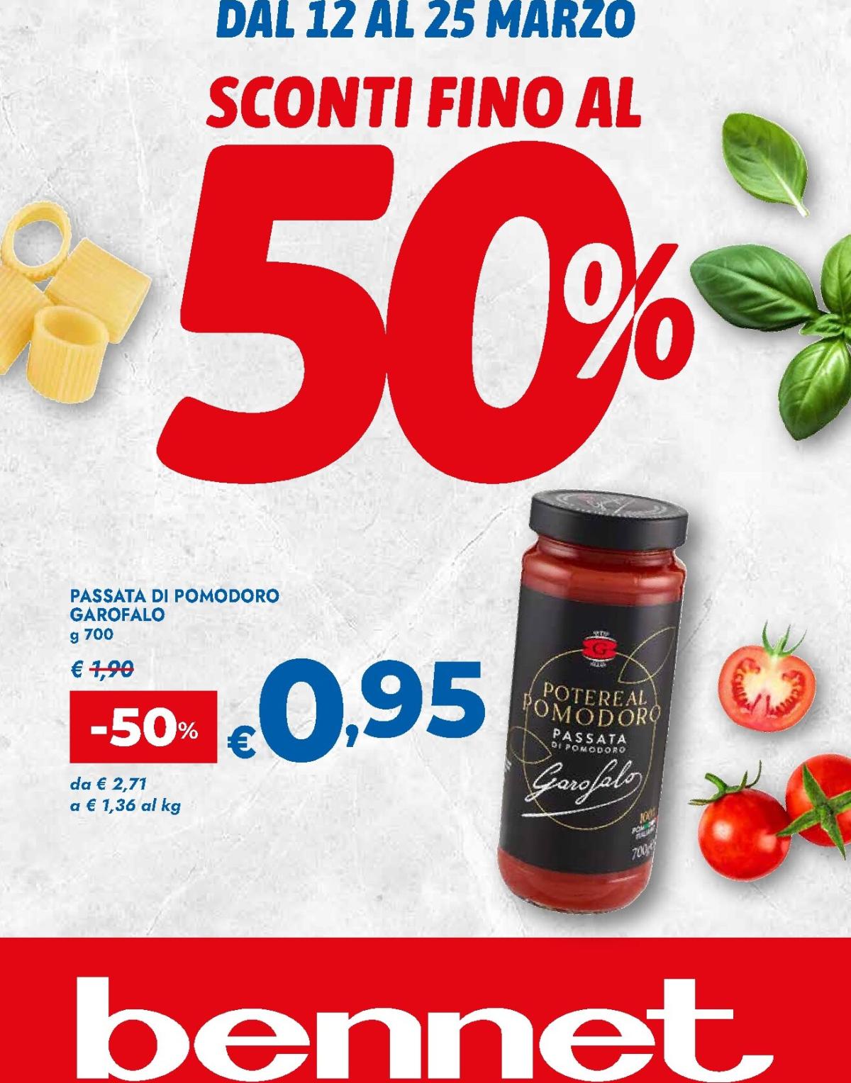 Volantino Bennet valido dal 12/03/2026 al 25/03/2026