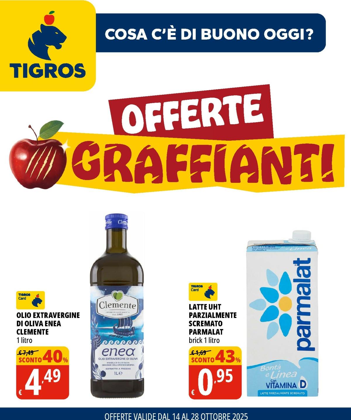 Volantino Tigros valido dal 14/10 al 28/10
