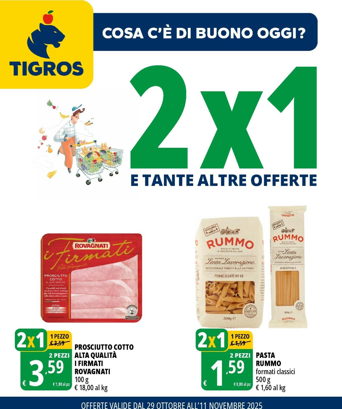 Volantino Tigros valido dal 29/10 al 11/11
