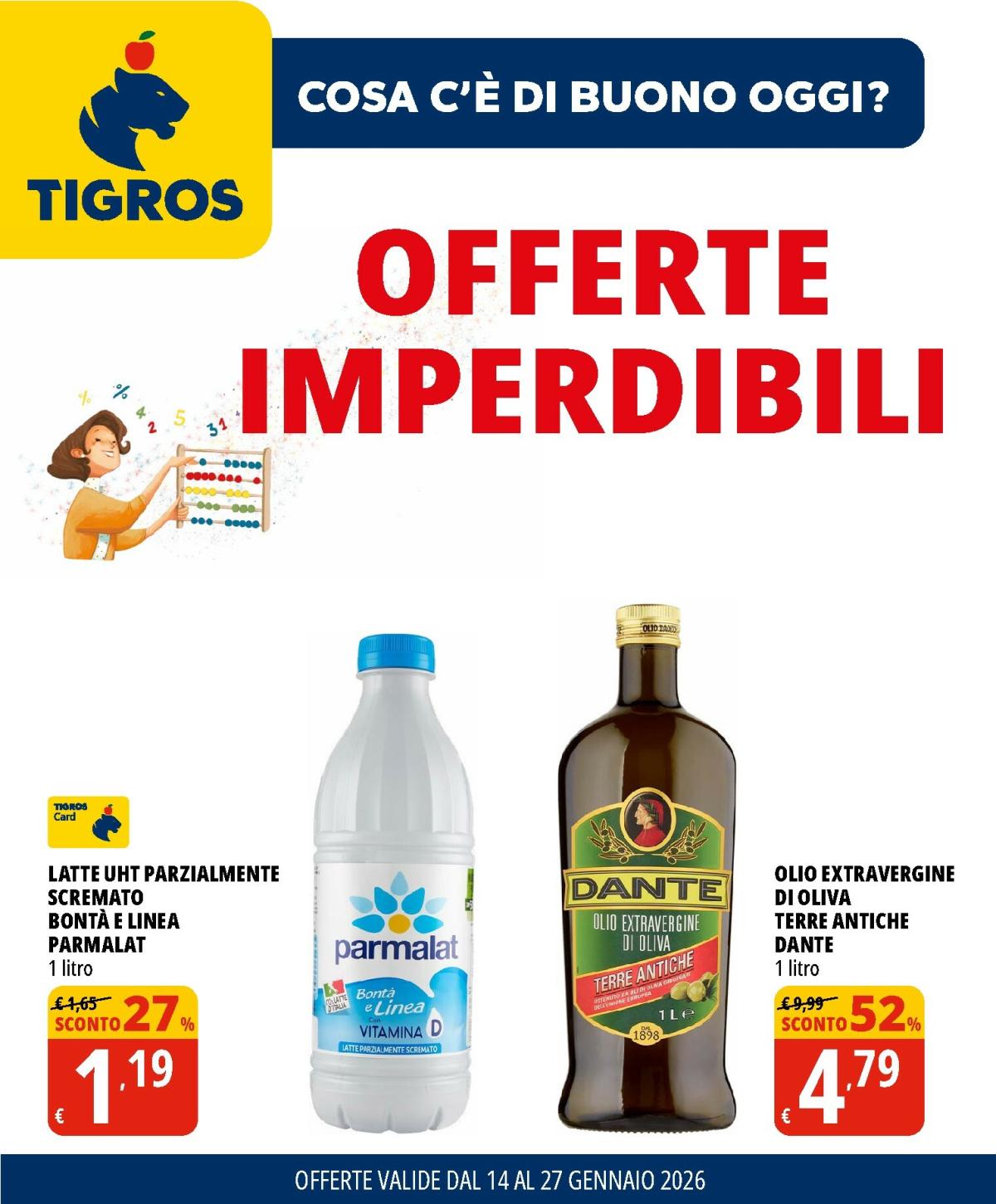 Volantino Tigros valido dal 14/01 al 27/01