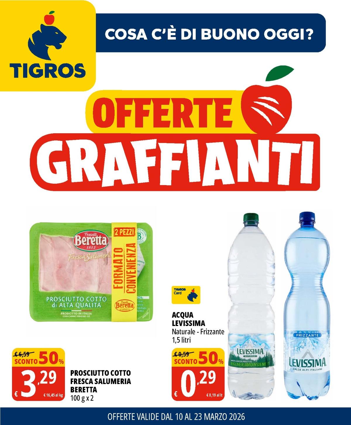 Volantino Tigros valido dal 10/03/2026 al 23/03/2026