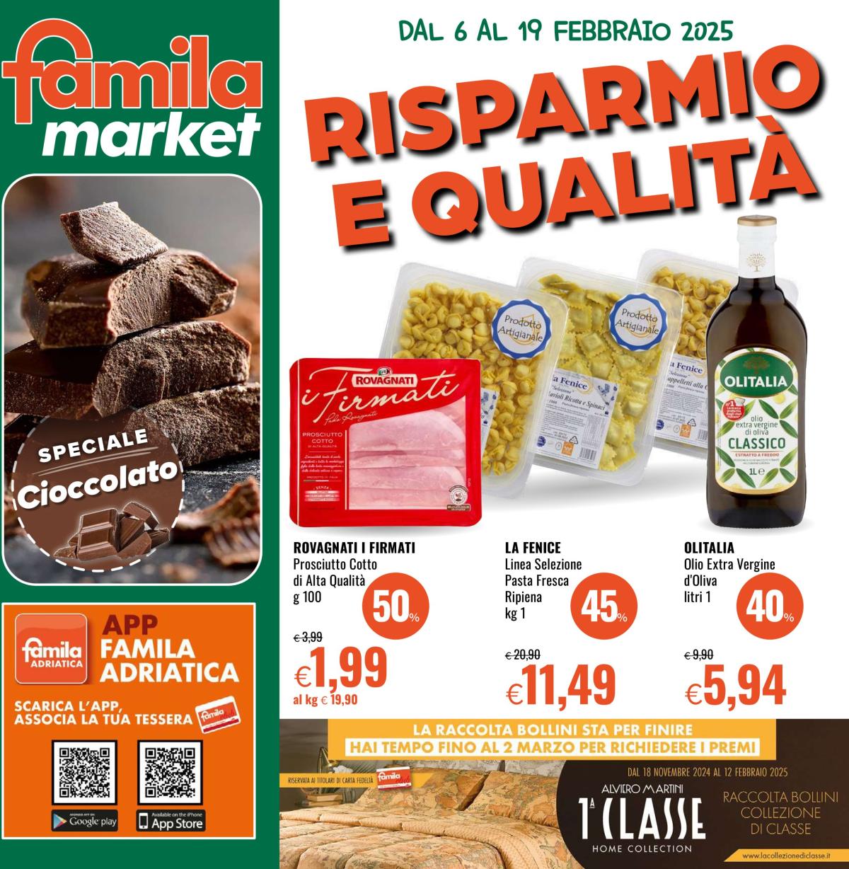 Volantino Famila market valido dal 06/02 al 19/02