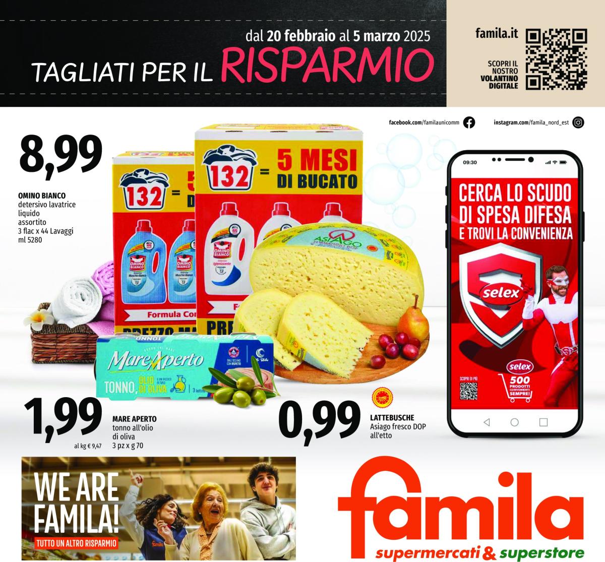 Volantino Famila - Tagliati per il Risparmio valido dal 20/02 al 05/03