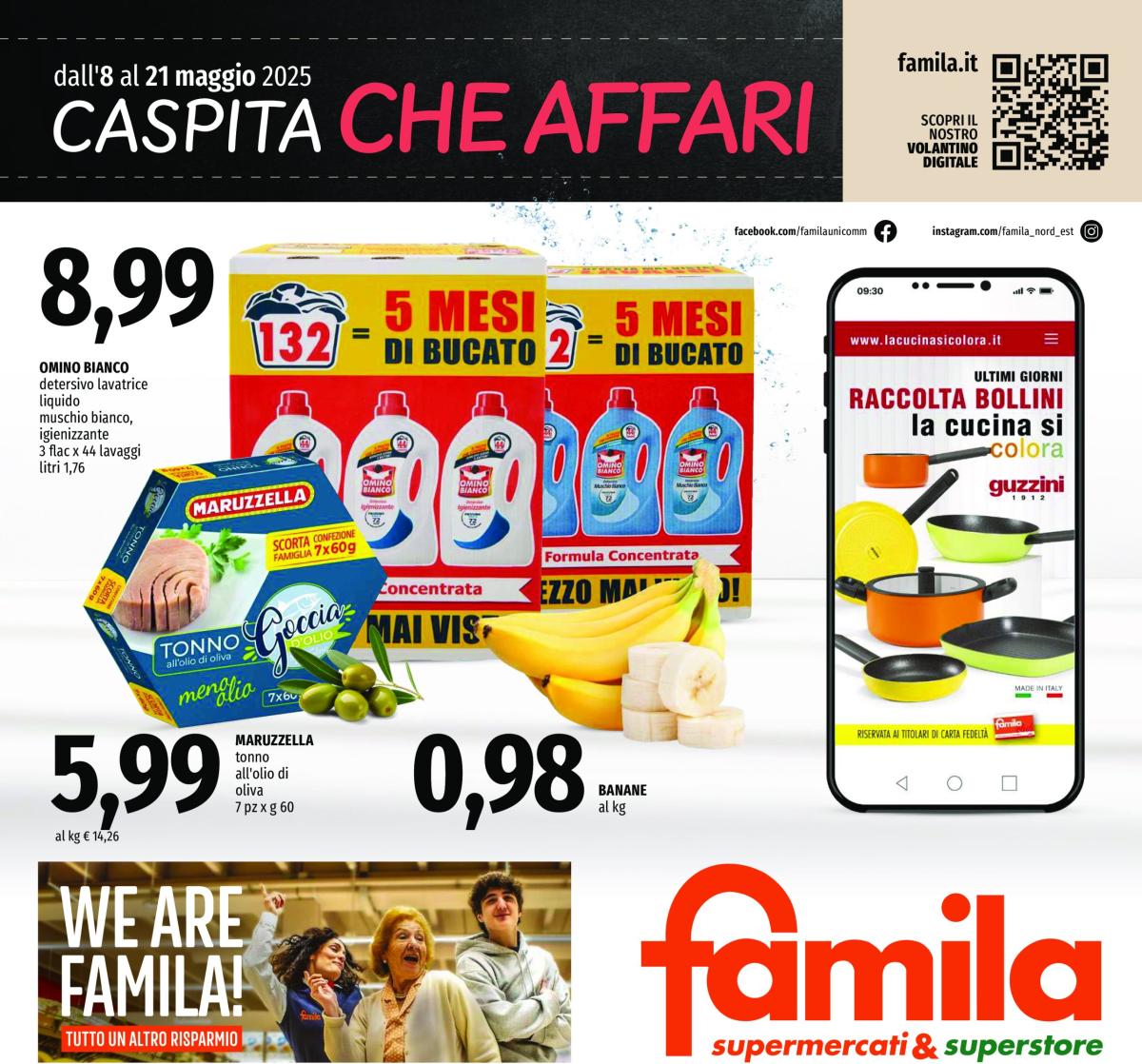 Volantino Famila - Caspita Che Affari valido dal 08/05 al 21/05
