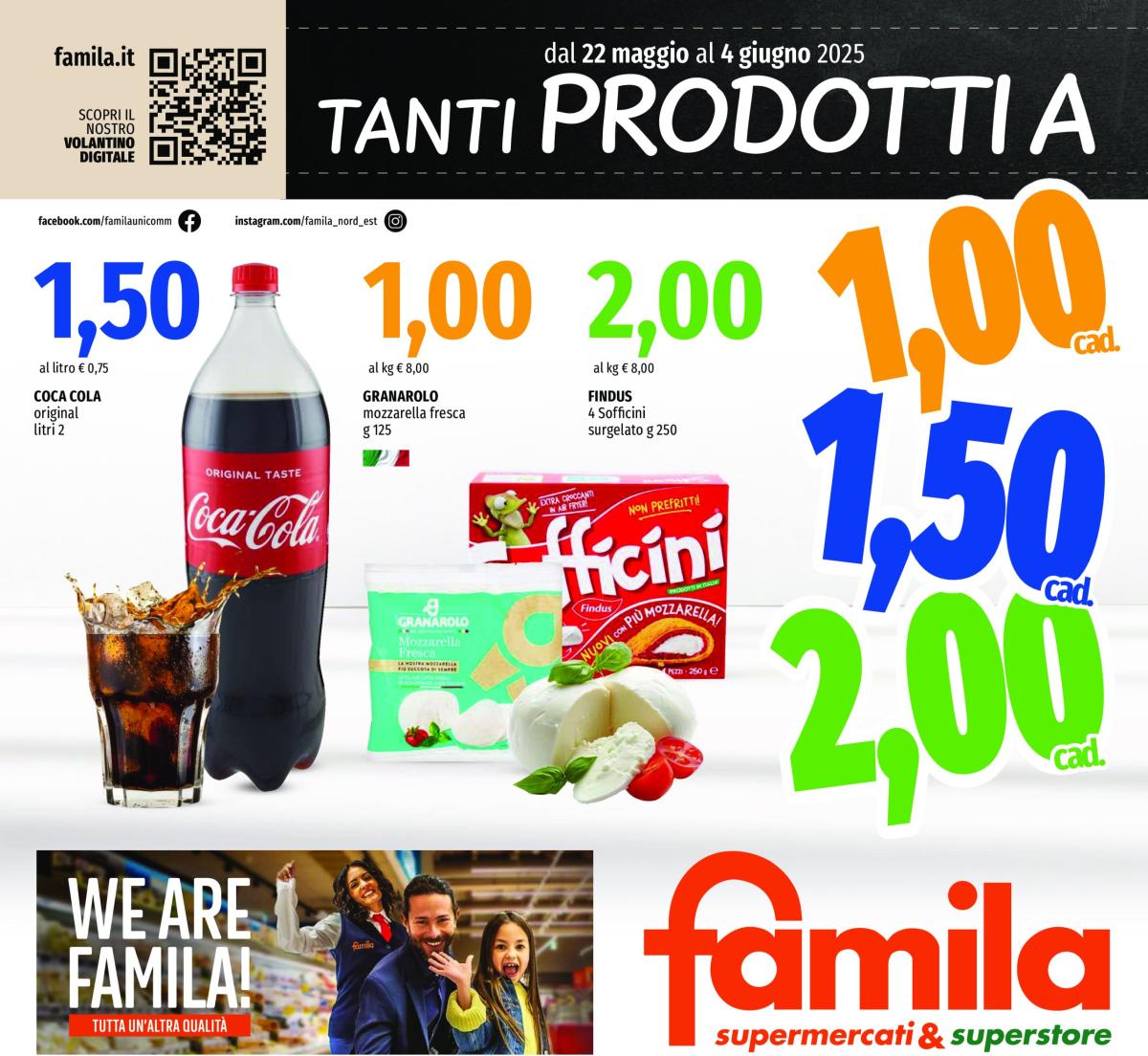 Volantino Famila Supermecati & Superstore valido dal 22/05 al 04/06