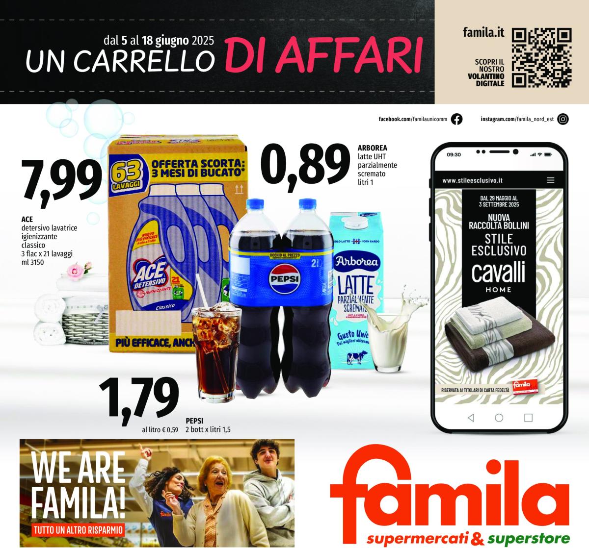 Volantino Famila - Supermercati & Superstore valido dal 05/06 al 18/06