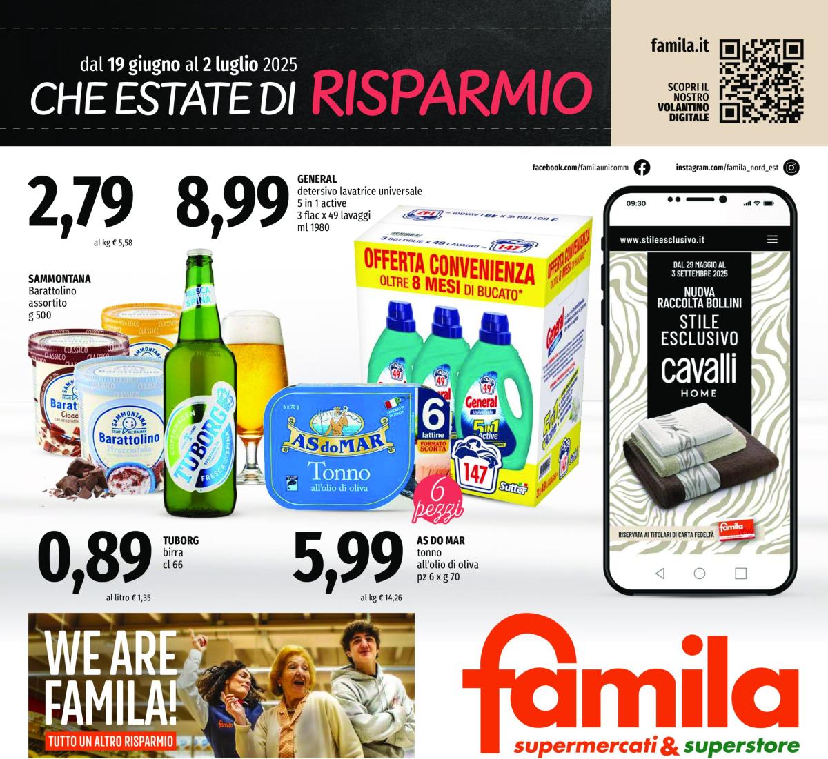 Volantino Famila - Supermercati & Superstore valido dal 19/06 al 02/07