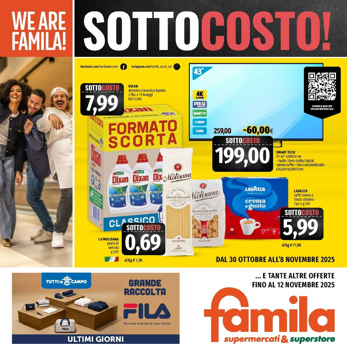 Volantino Famila - Supermercati & Superstore valido dal 30/10 al 12/11