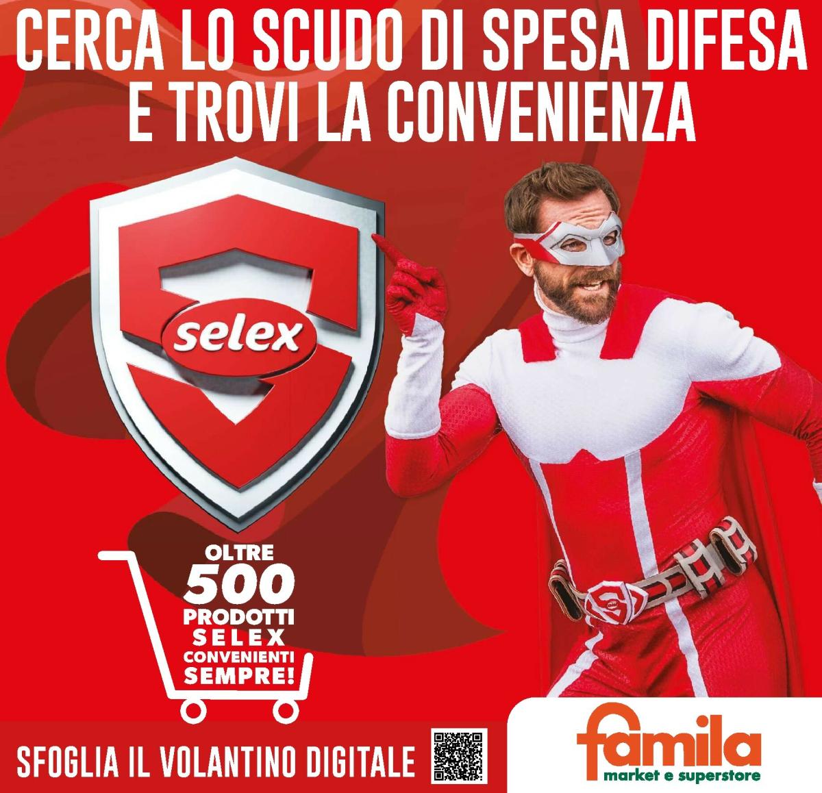 Volantino Famila - Market, Superstore valido dal 09/10 al 25/02