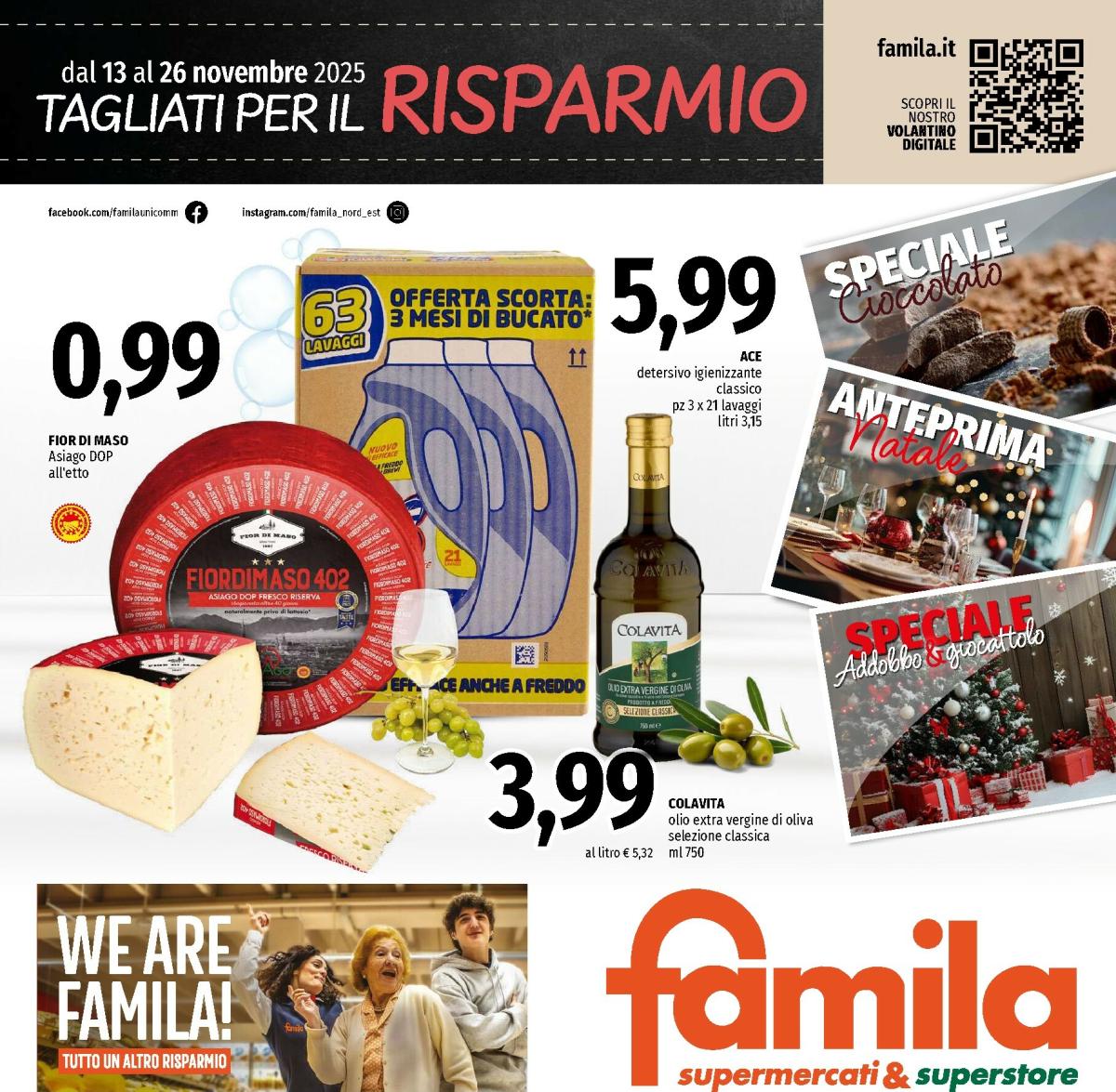Volantino Famila - Supermercati & Superstore valido dal 13/11 al 26/11