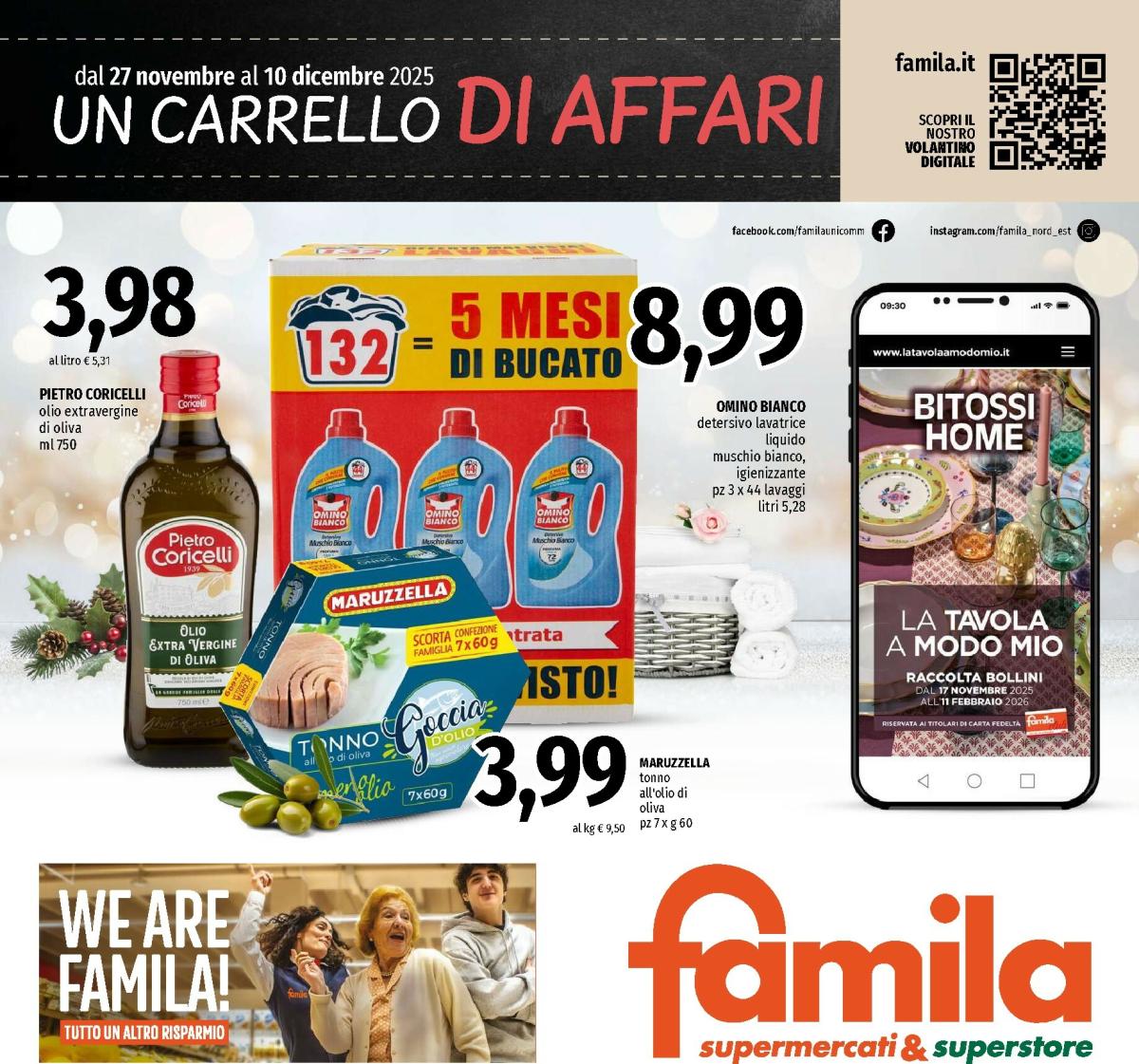 Volantino Famila - Supermercati & Superstore valido dal 27/11 al 10/12
