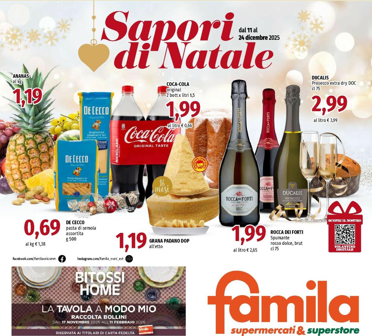 Volantino Famila - Supermercati & Superstore valido dal 11/12 al 24/12
