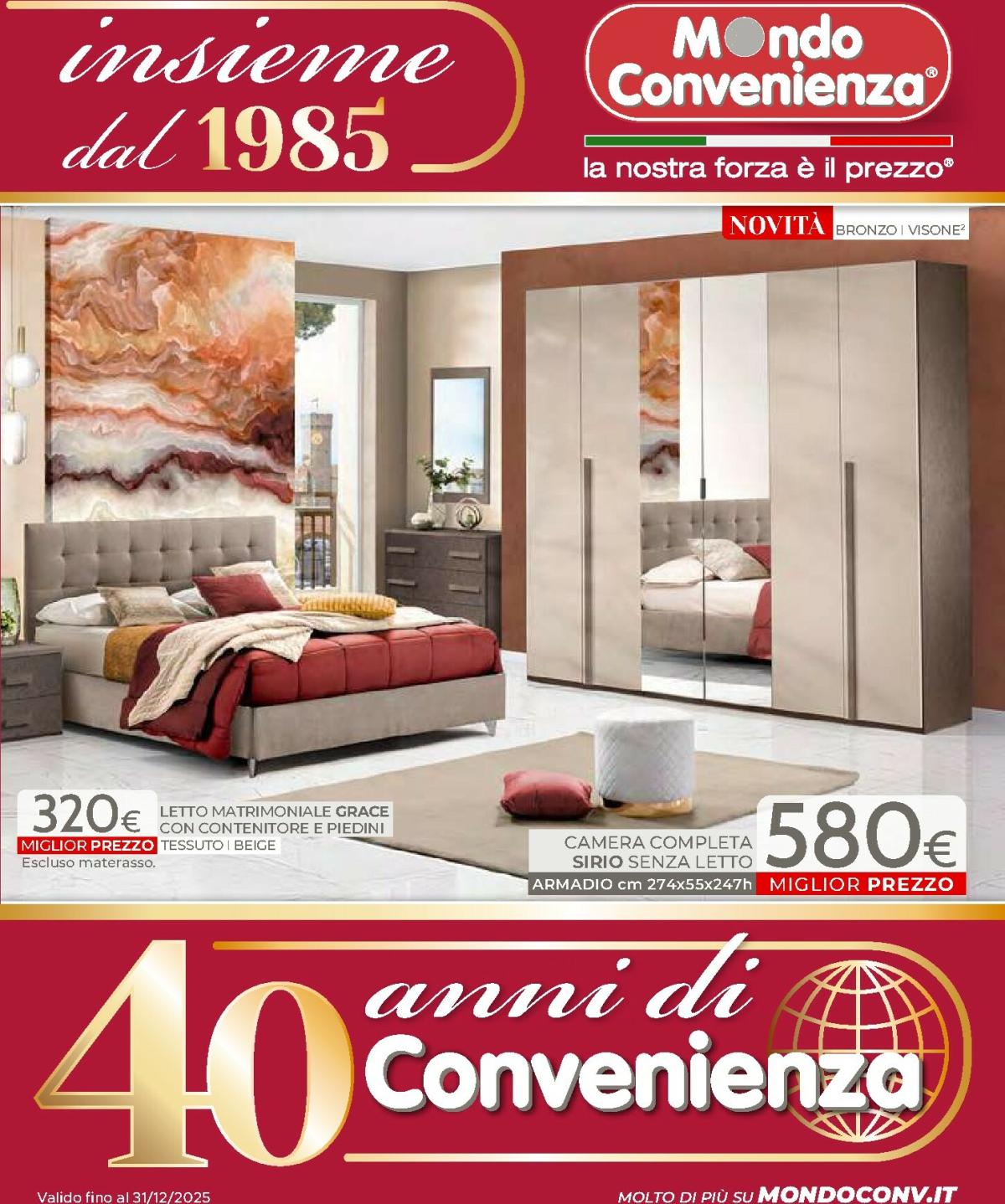 Volantino Mondo Convenienza - Autunno valido dal 01/10 al 31/12