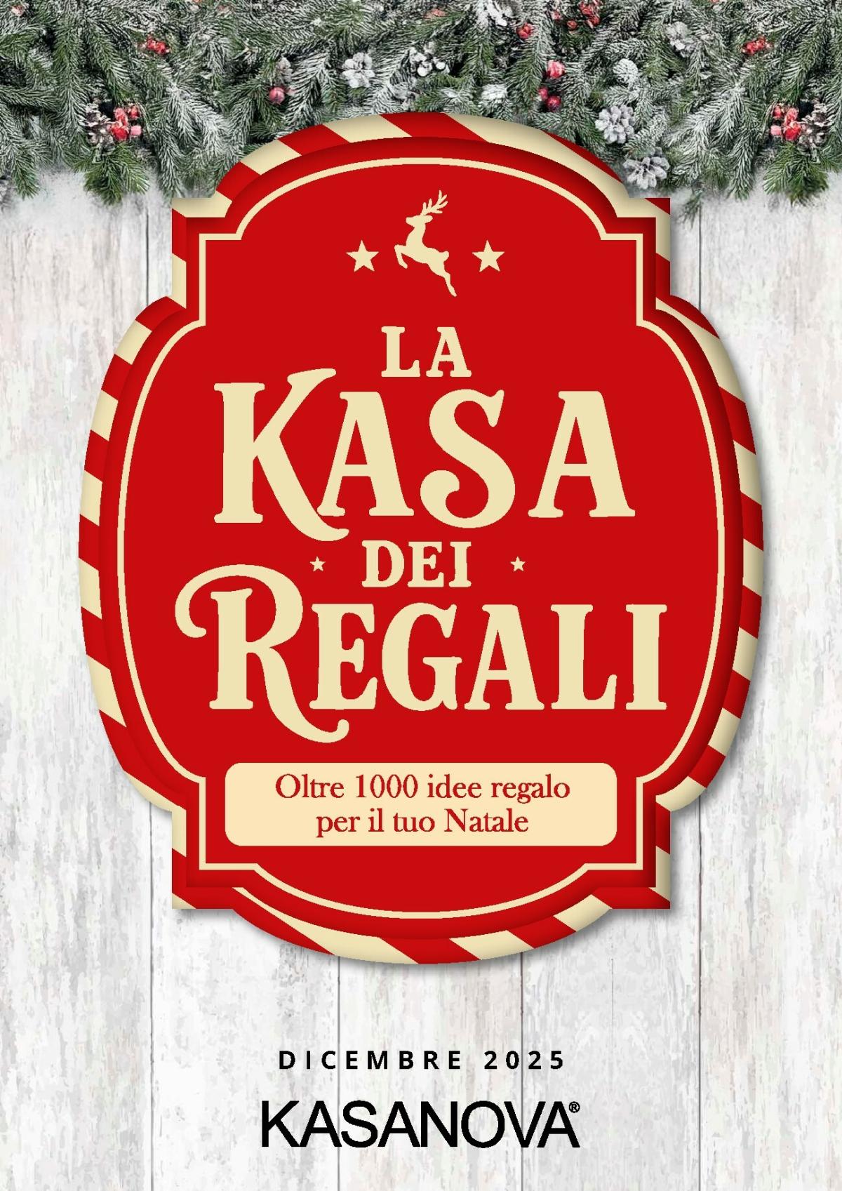 Volantino Kasanova valido dal 01/12 al 31/12