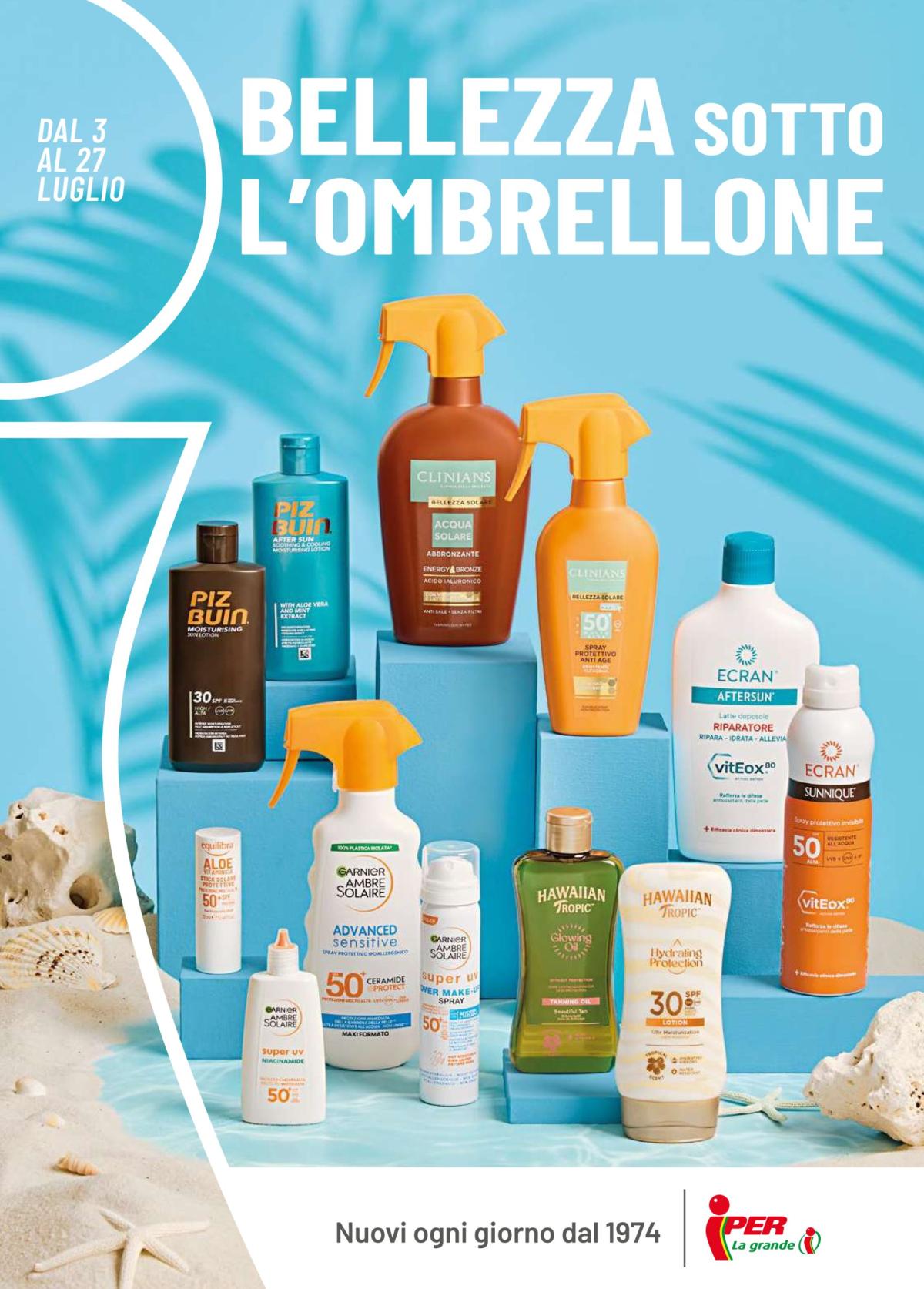 Volantino Iper - Belleza valido dal 03/07 al 27/07