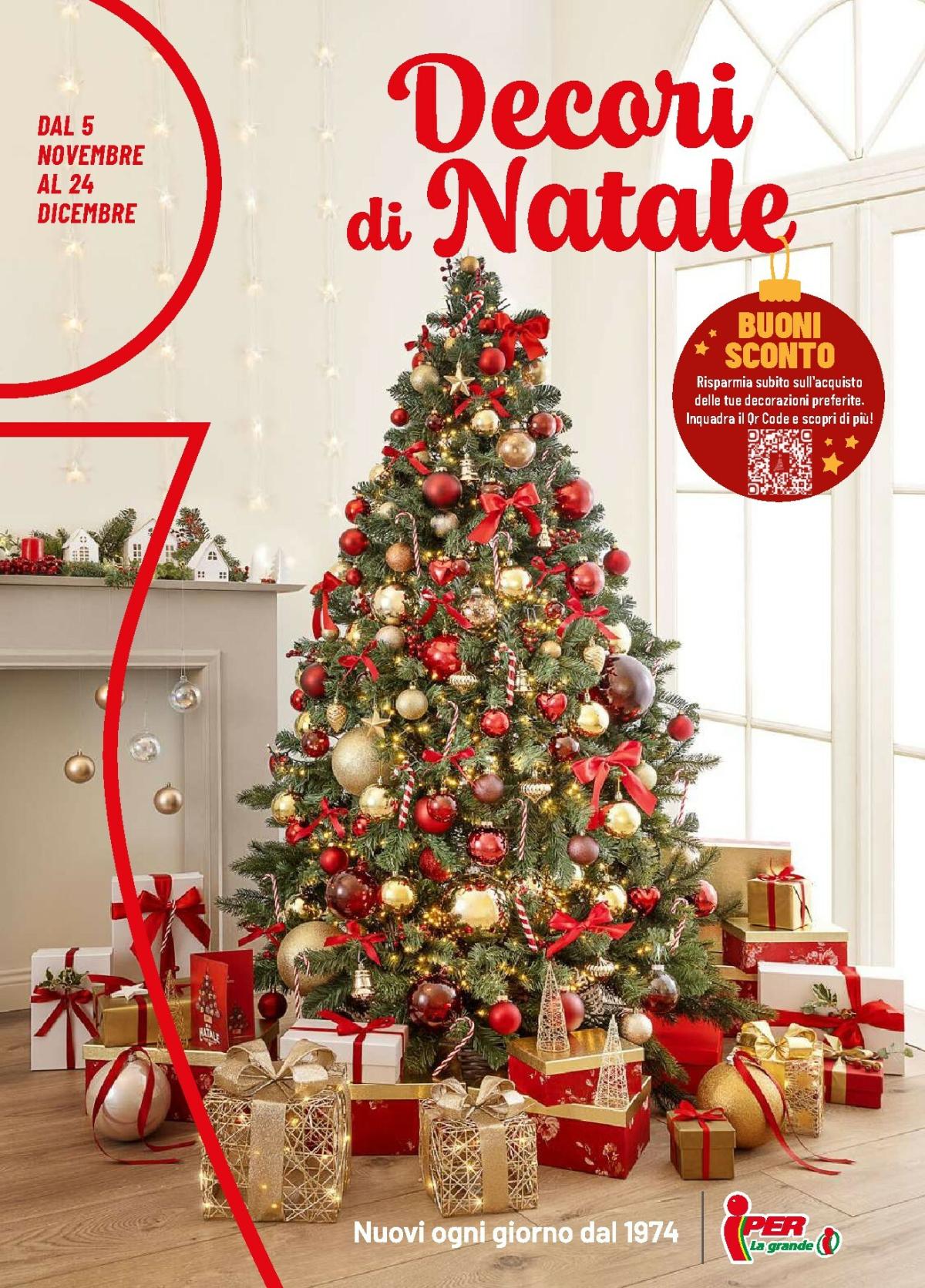 Volantino Iper - Decori di Natale valido dal 05/11 al 24/12