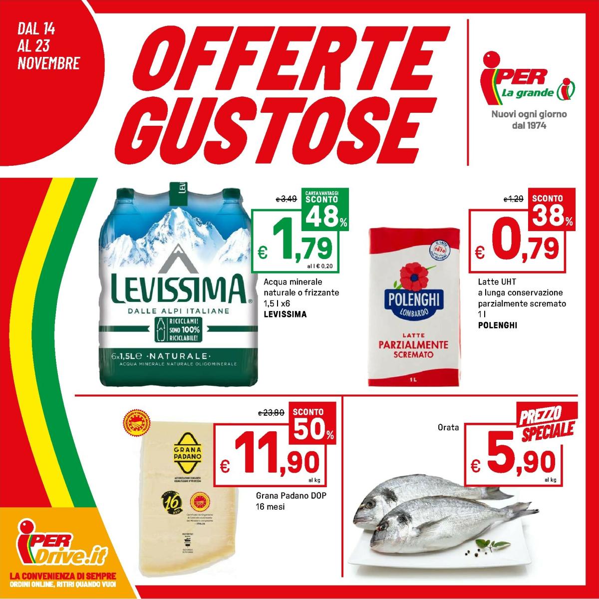 Volantino Iper valido dal 14/11 al 23/11